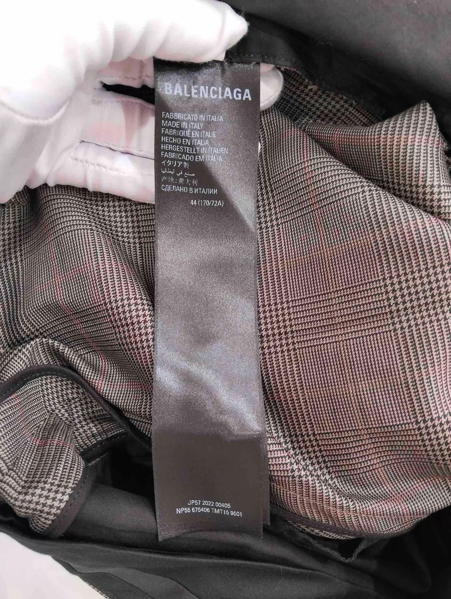 Balenciaga Multi Checkered Casual Pants Size 28 Size US 28 / EU 44 - 4 Thumbnail
