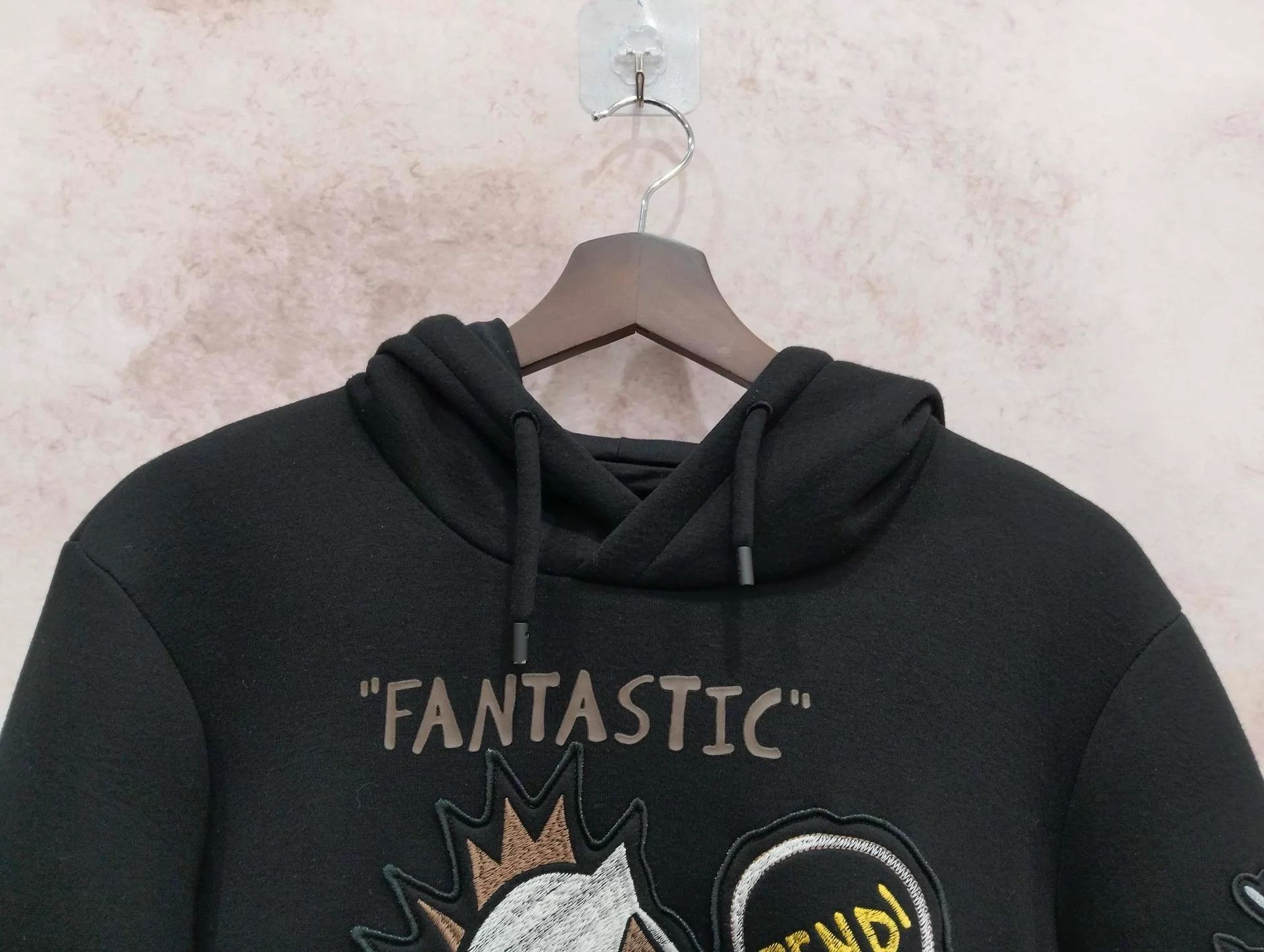 Fendi Black Graphic Print Hoodie with Drawstrings Size US S / EU 44-46 / 1 - 6 Thumbnail