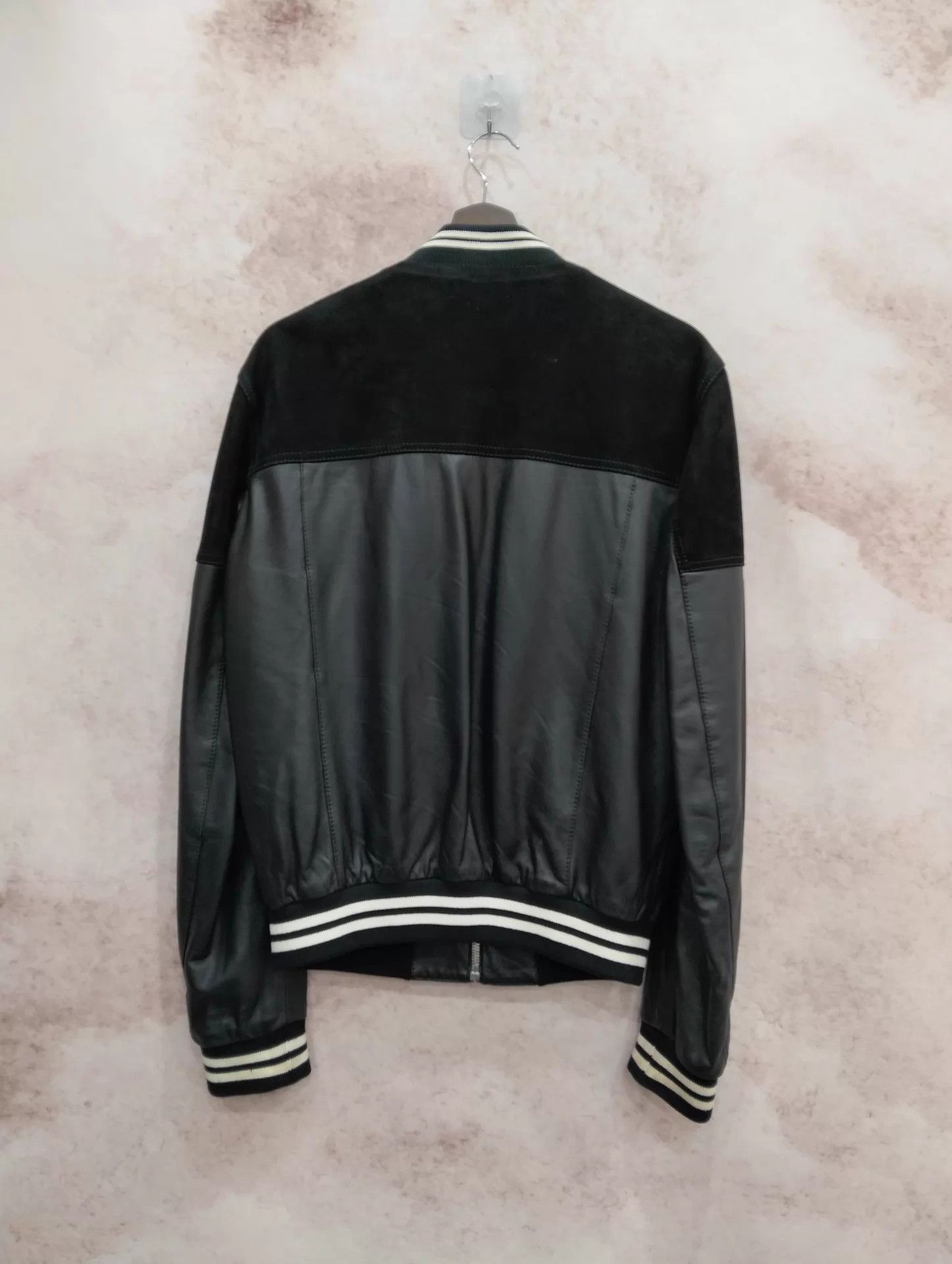 Dolce & Gabbana Black Bomber Jacket with Logo Detail Size US M / EU 48-50 / 2 - 2 Thumbnail