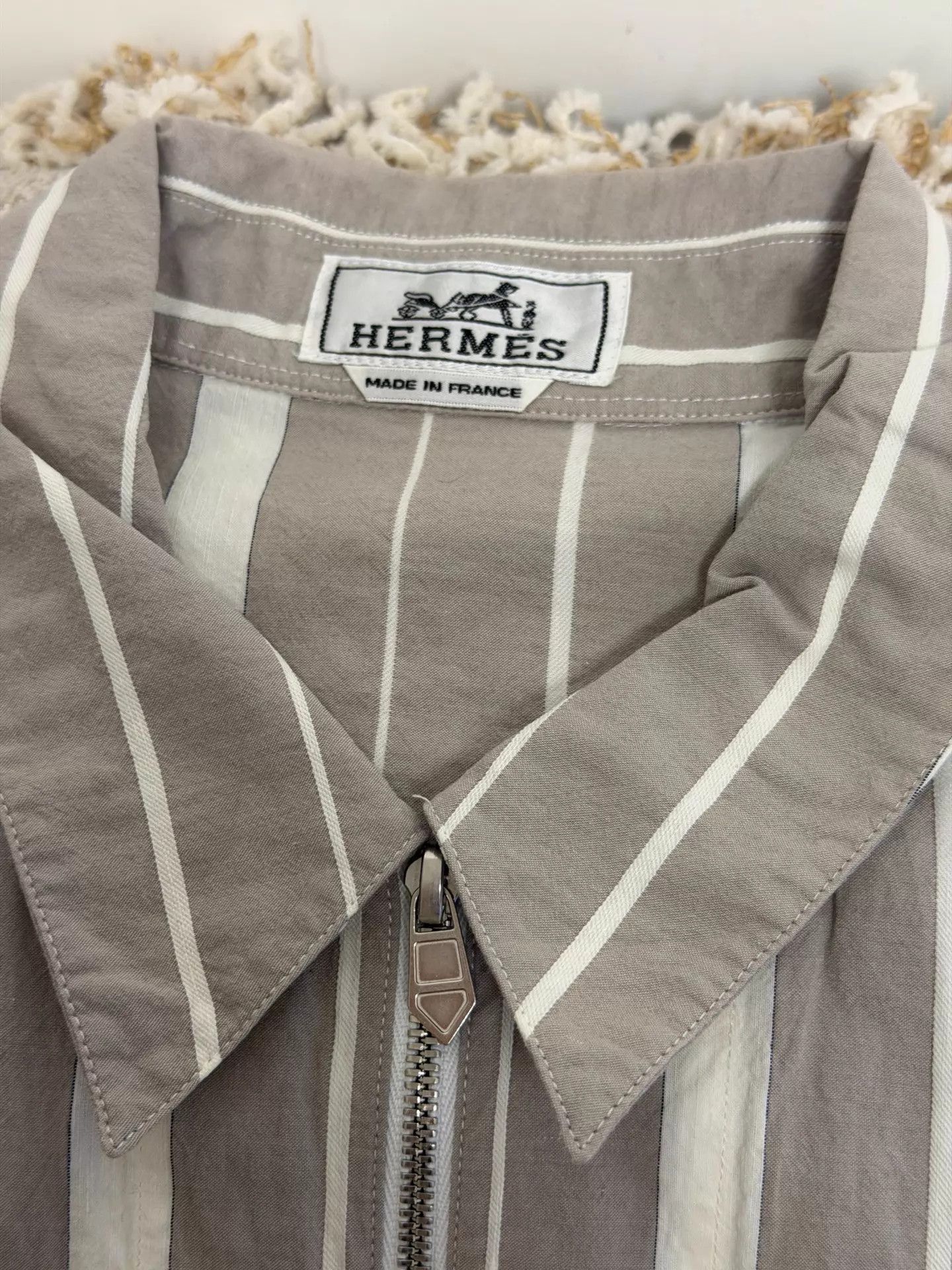 Hermes Multi Striped Long Sleeve Shirt Size US L / EU 52-54 / 3 - 2 Thumbnail