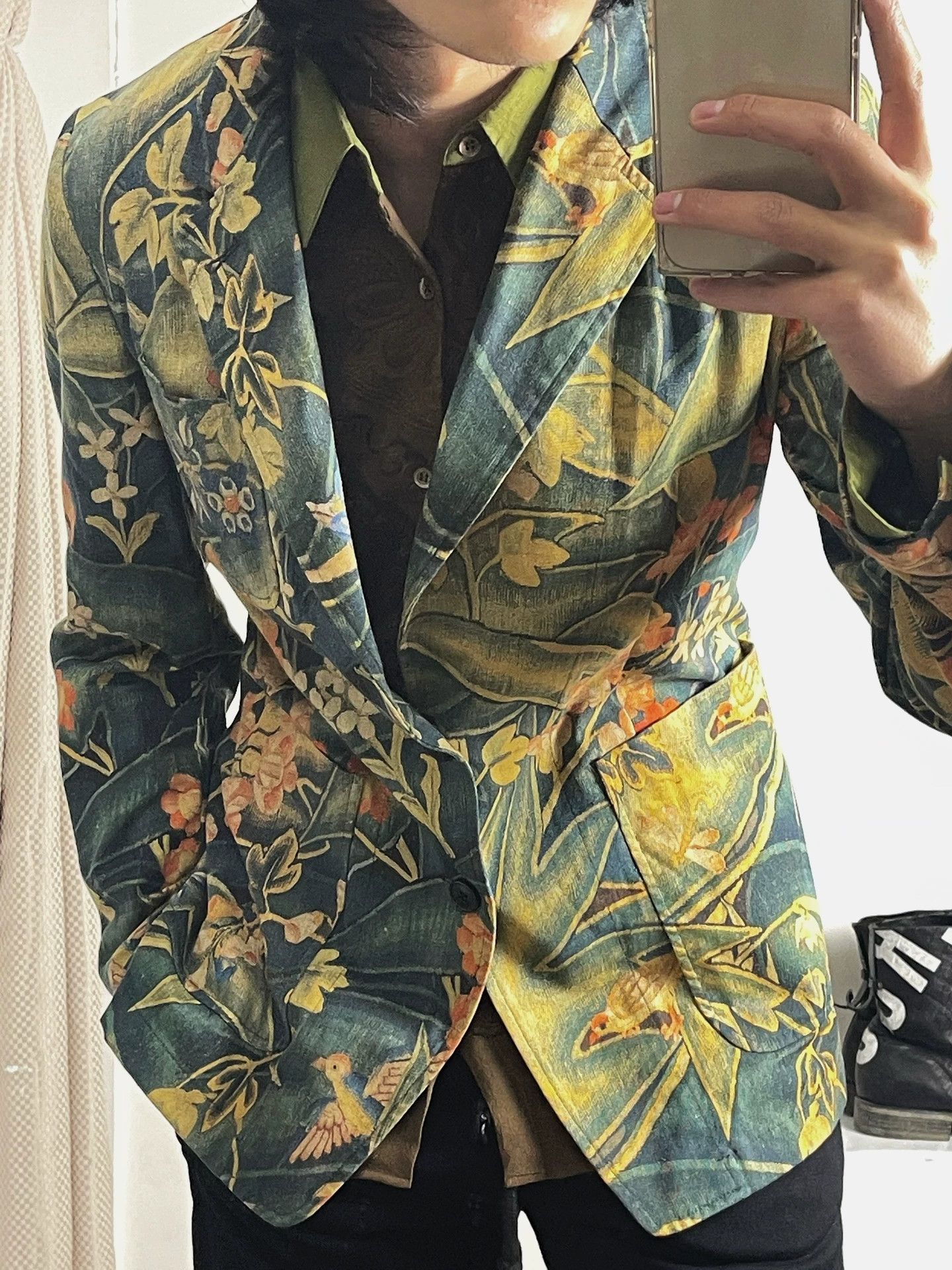 Dries Van Noten Dries Van Noten 17SS Floral Blazer Size US S / EU 44-46 / 1 - 4 Thumbnail