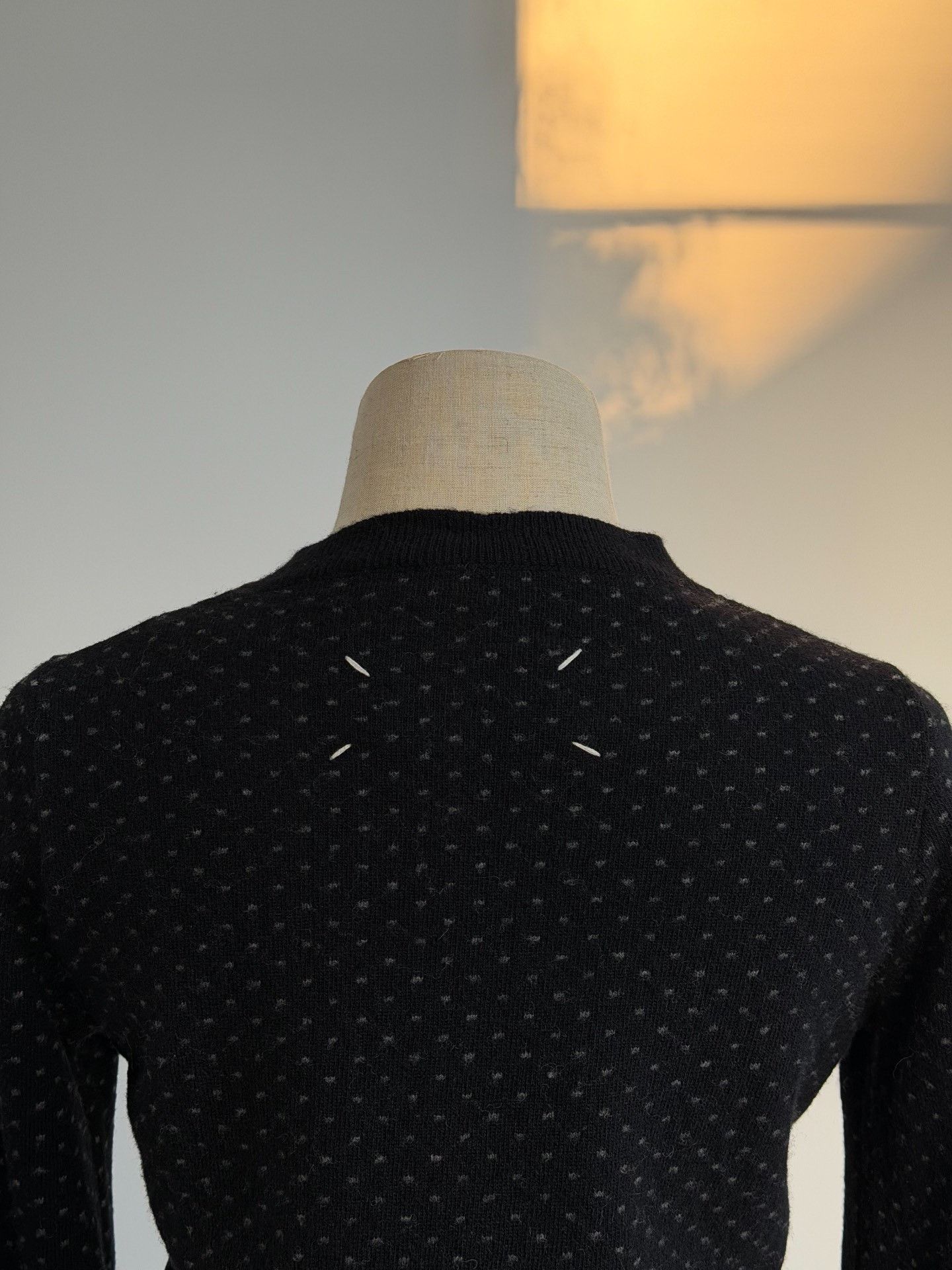 Maison Margiela Maison Martin Margiela Polka Dot Knit Cardigan Size XS / US 0-2 / IT 36-38 - 6 Thumbnail