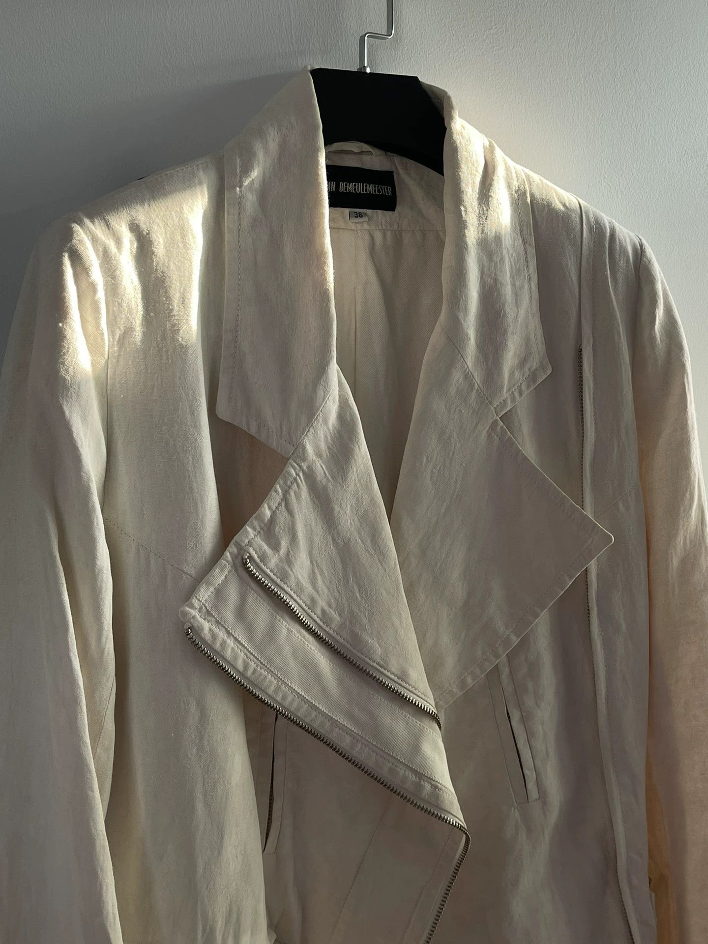 Ann Demeulemeester Ann Demeulemeester 10ss Embroidered Biker Jacket Size XS / US 0-2 / IT 36-38 - 5 Thumbnail