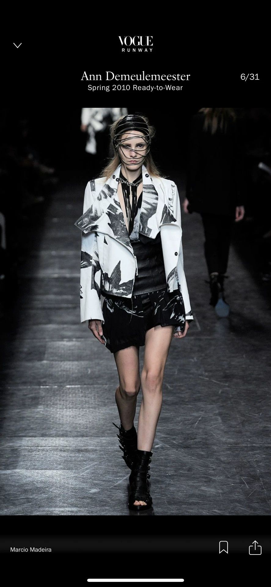 Ann Demeulemeester Ann Demeulemeester 10ss Embroidered Biker Jacket Size XS / US 0-2 / IT 36-38 - 9 Thumbnail