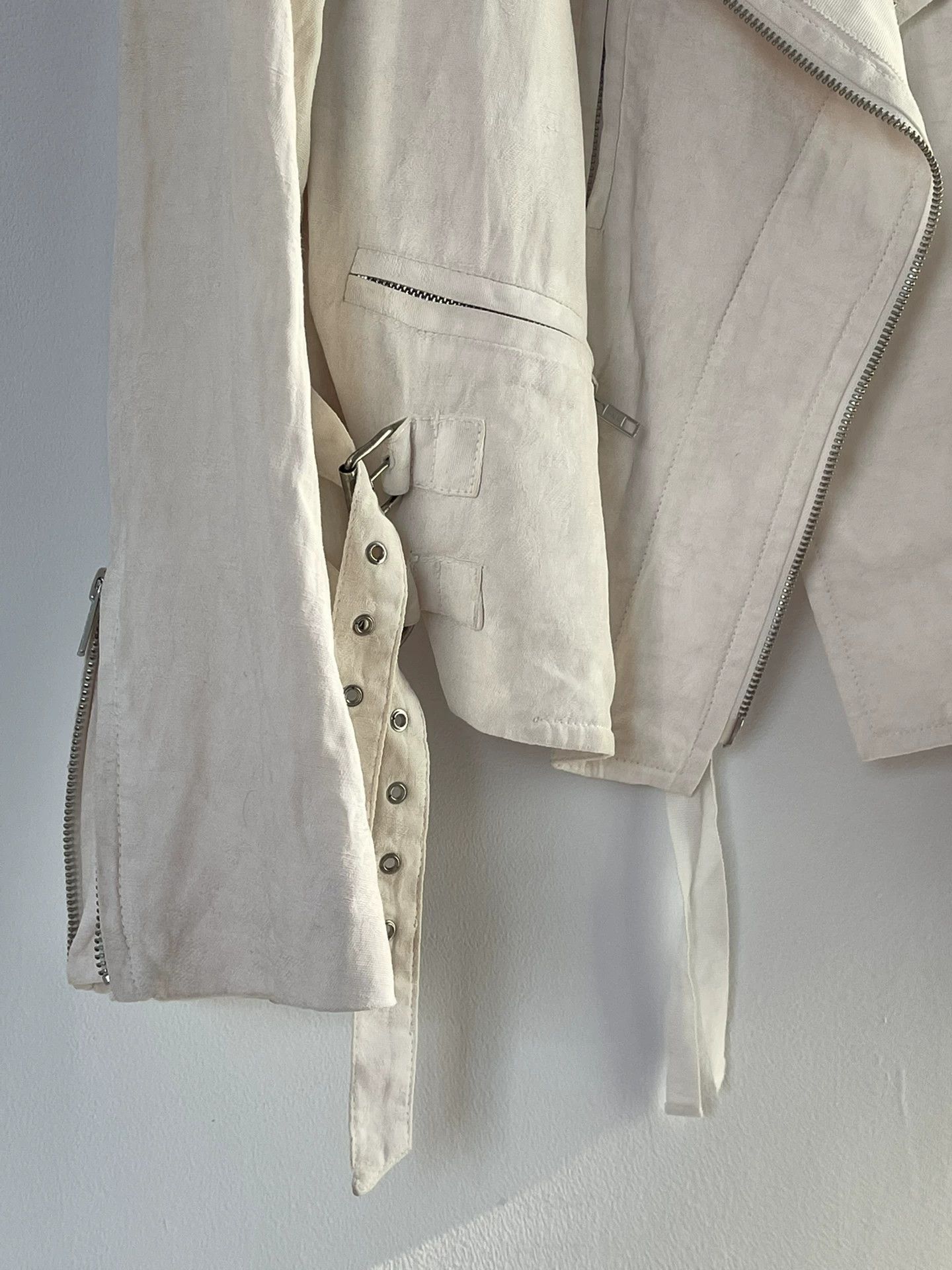 Ann Demeulemeester Ann Demeulemeester 10ss Embroidered Biker Jacket Size XS / US 0-2 / IT 36-38 - 6 Thumbnail