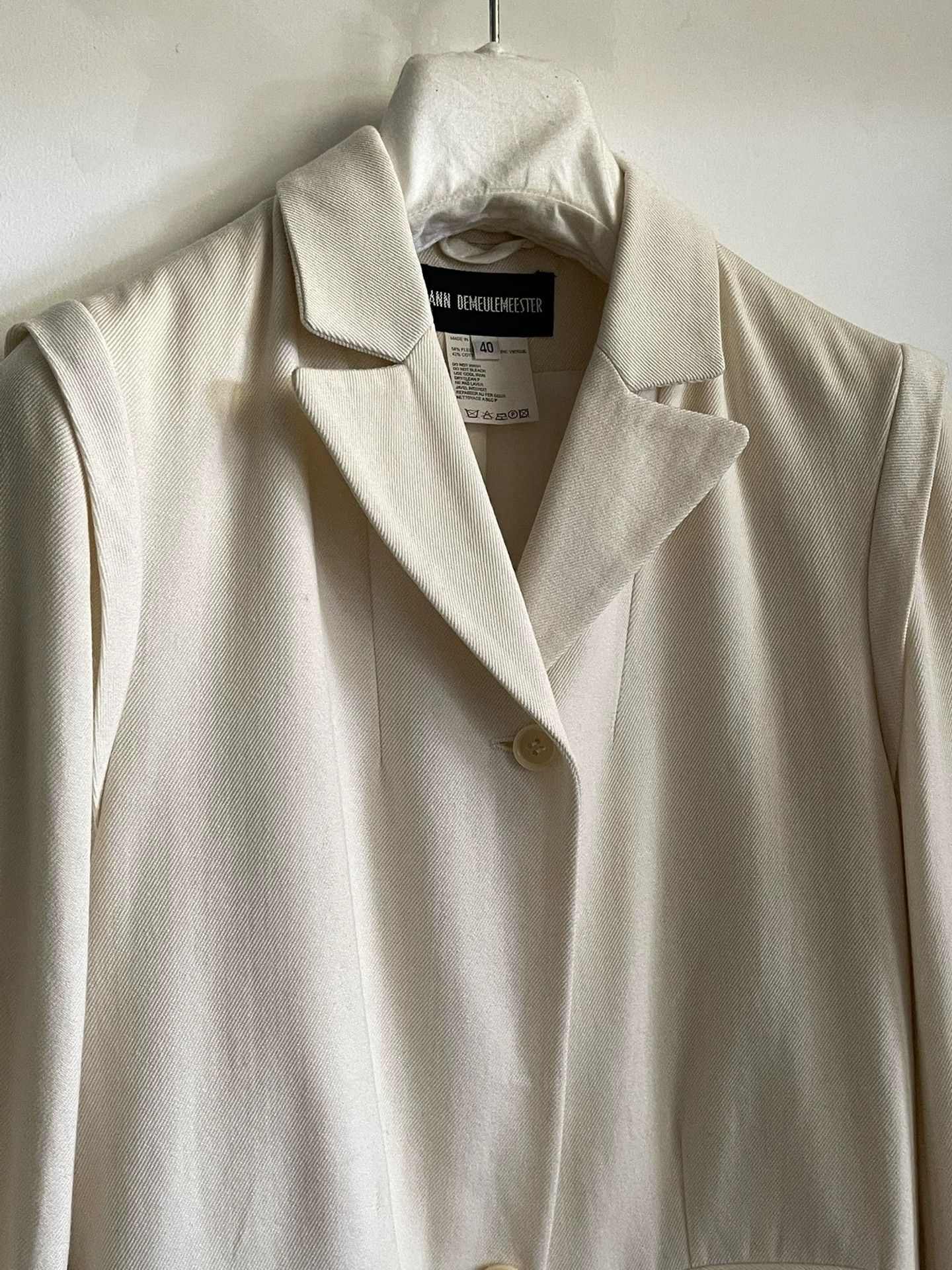 Ann Demeulemeester Ann Demeulemeester 07AW Wool Blazer Size S / US 4 / IT 40 - 4 Thumbnail