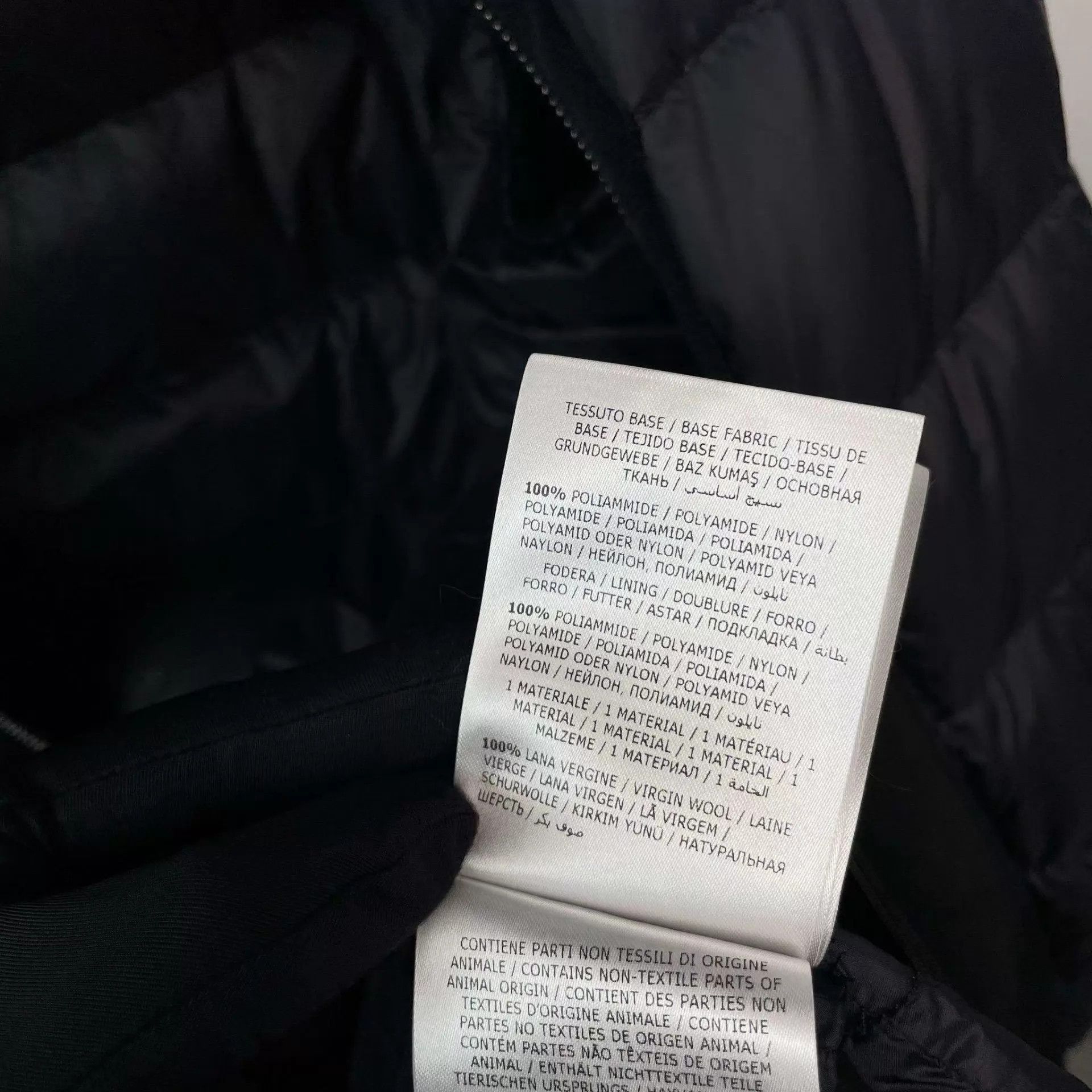 Moncler Black Quilted Puffer Jacket with Knit Sleeves Size US L / EU 52-54 / 3 - 7 Thumbnail