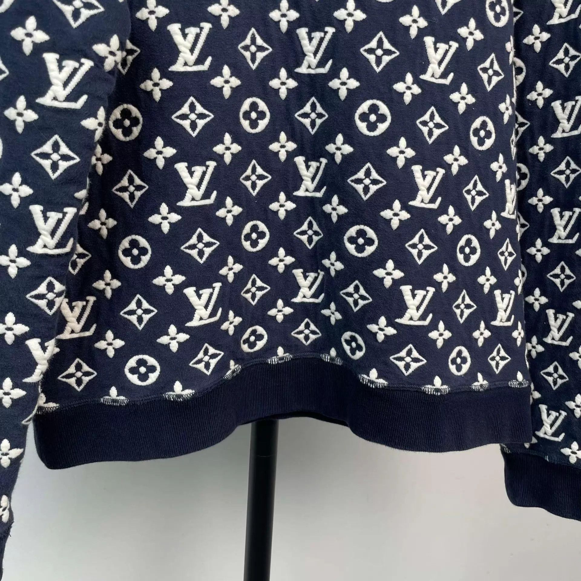 Louis Vuitton Blue Patterned Long Sleeve Sweatshirt (Size S) Size US S / EU 44-46 / 1 - 9 Thumbnail