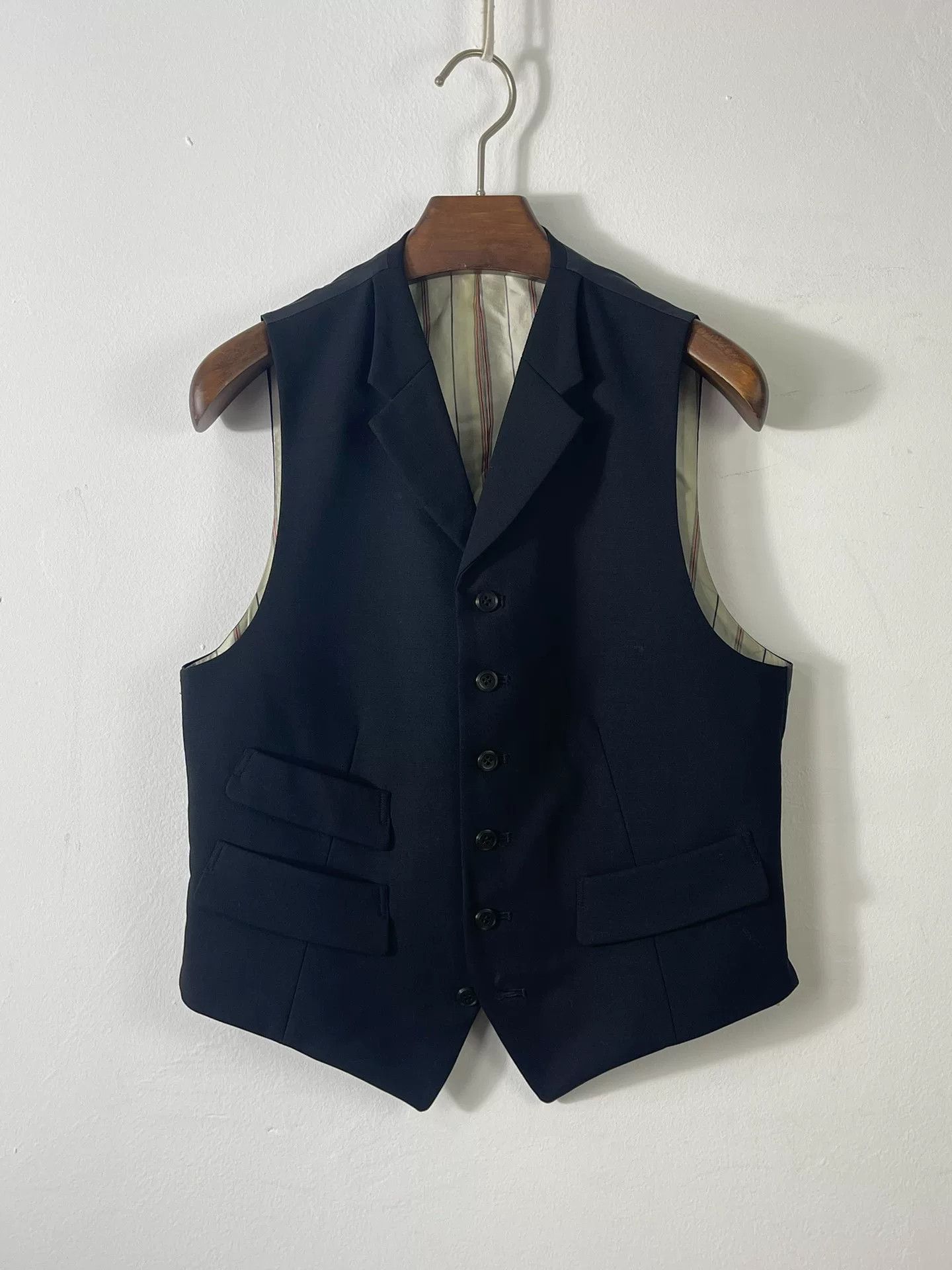 Jean Paul Gaultier Jean Paul Gaultier Formal Collared Vest Size US M / EU 48-50 / 2 - 3 Thumbnail