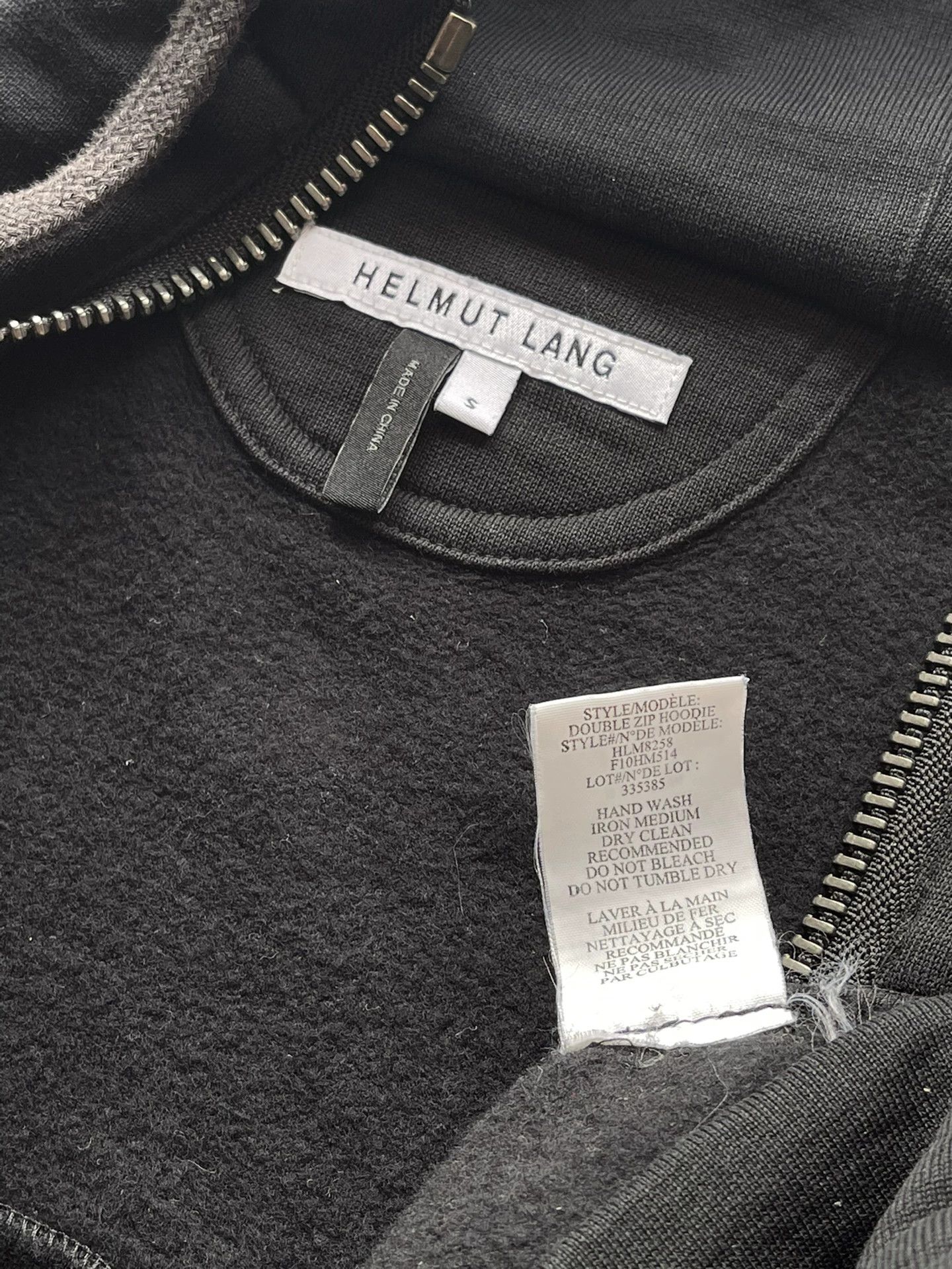 Helmut Lang Helmut Lang Double Zip Hoodie Jacket Size US S / EU 44-46 / 1 - 6 Thumbnail