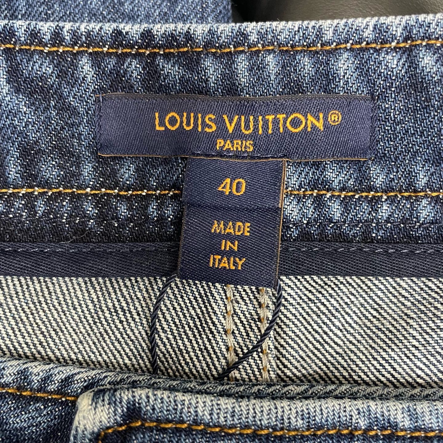 Louis Vuitton Louis Vuitton SS26 Colorblock Straight Jeans Size US 40 / EU 56 - 4 Thumbnail
