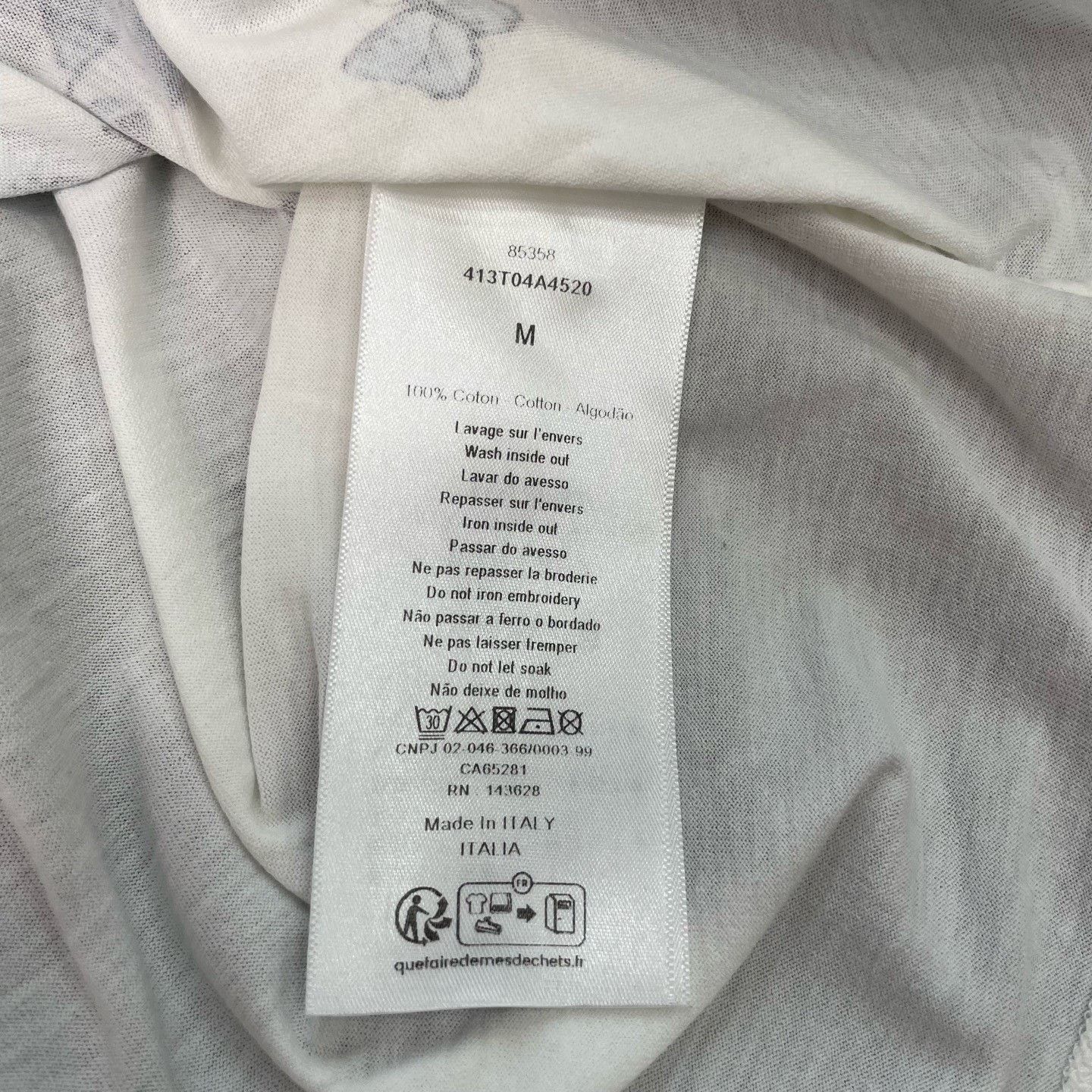 Dior Dior Blue Butterfly Floral Toile T-Shirt Size M / US 6-8 / IT 42-44 - 5 Thumbnail