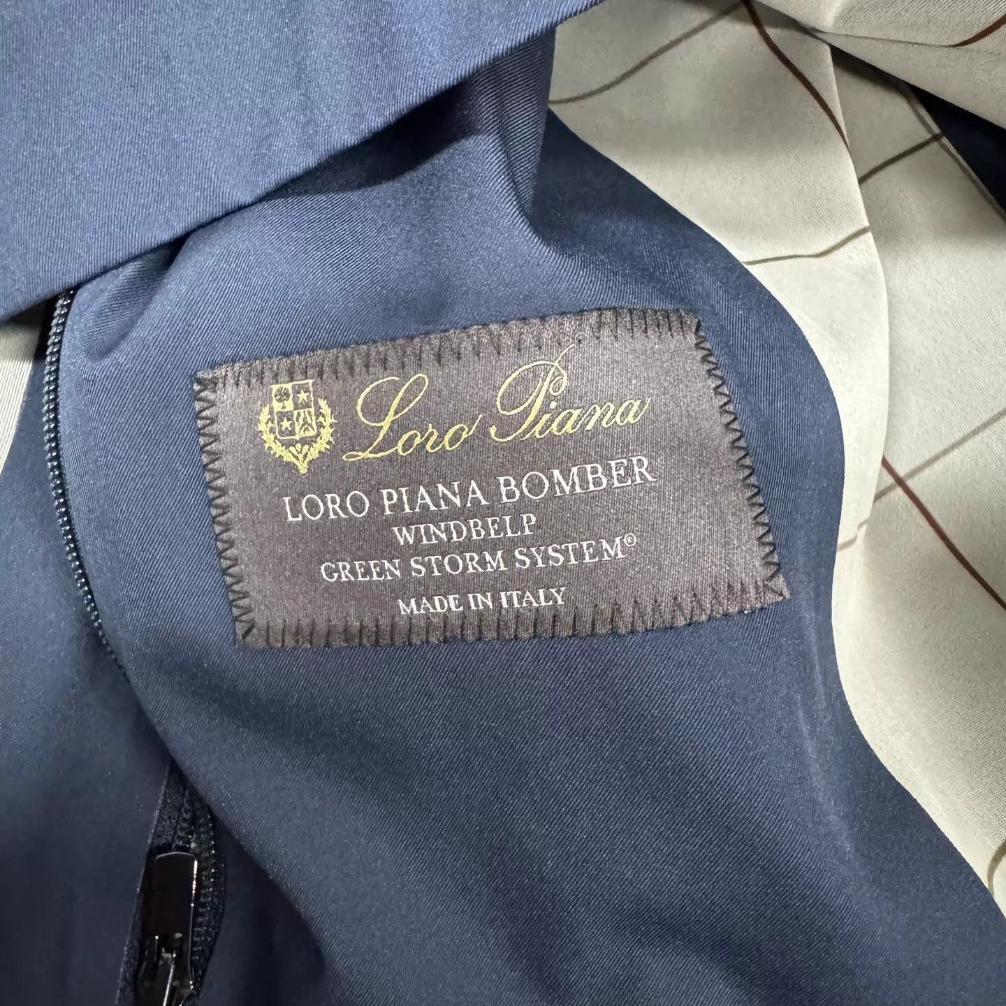 Loro Piana Blue Zip-Front Light Jacket XL Size US XL / EU 56 / 4 - 6 Thumbnail