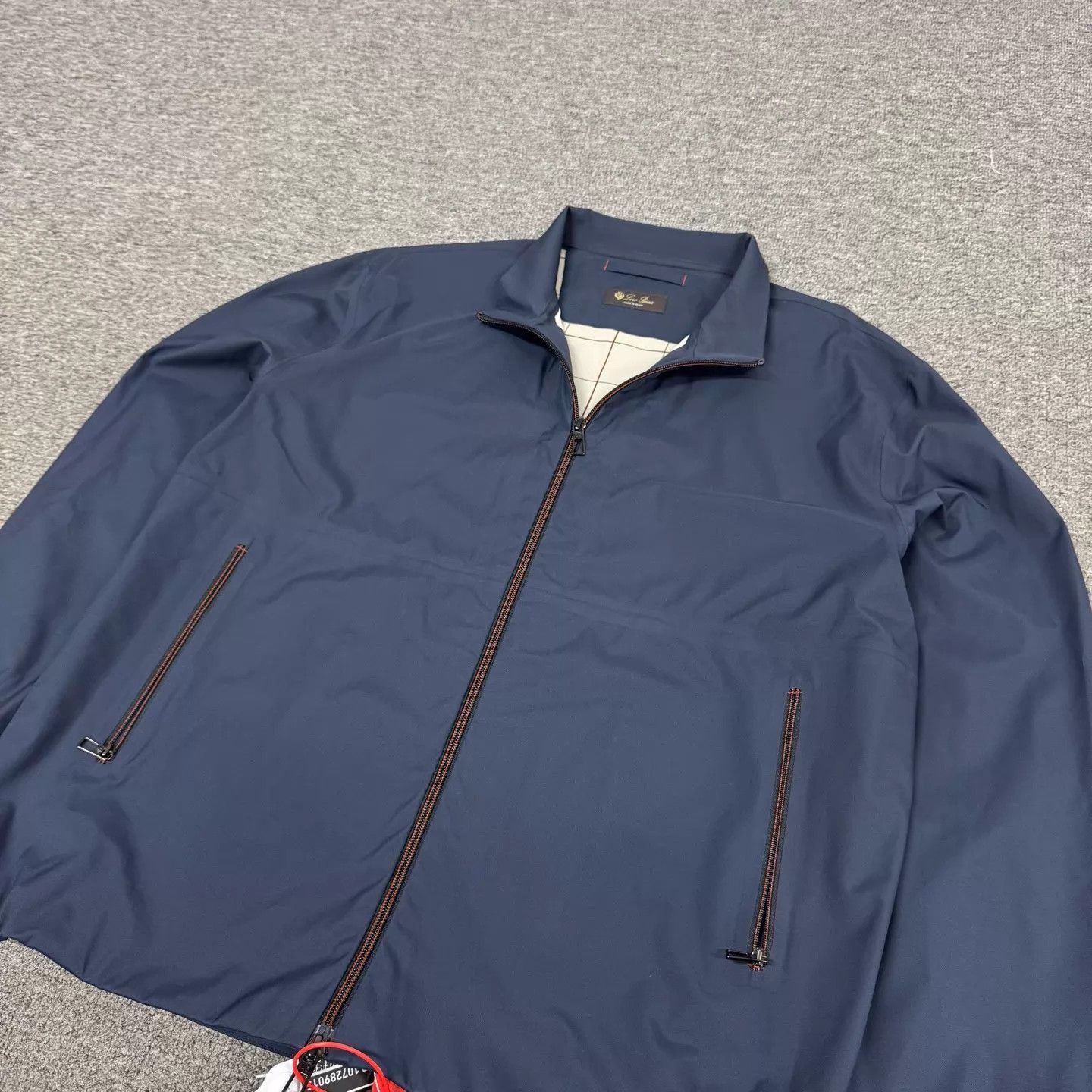 Loro Piana Blue Zip-Front Light Jacket XL Size US XL / EU 56 / 4 - 3 Thumbnail
