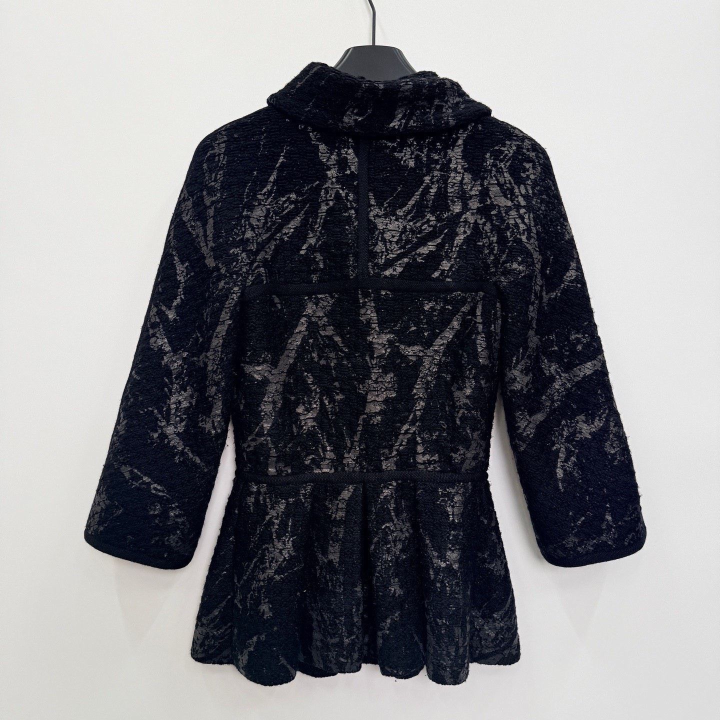 Chanel Chanel Black Tweed Short Coat Size XXS / US 00 / IT 34 - 3 Thumbnail