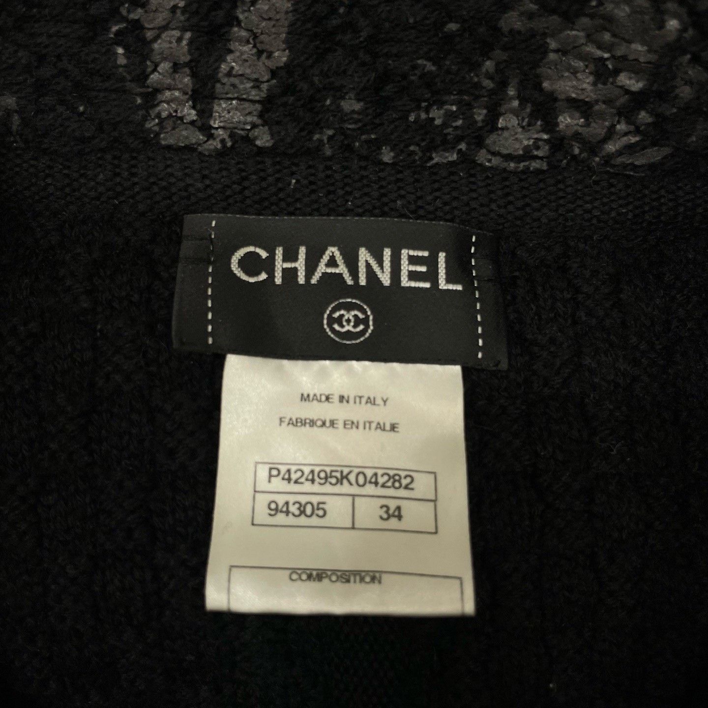 Chanel Chanel Black Tweed Short Coat Size XXS / US 00 / IT 34 - 4 Thumbnail