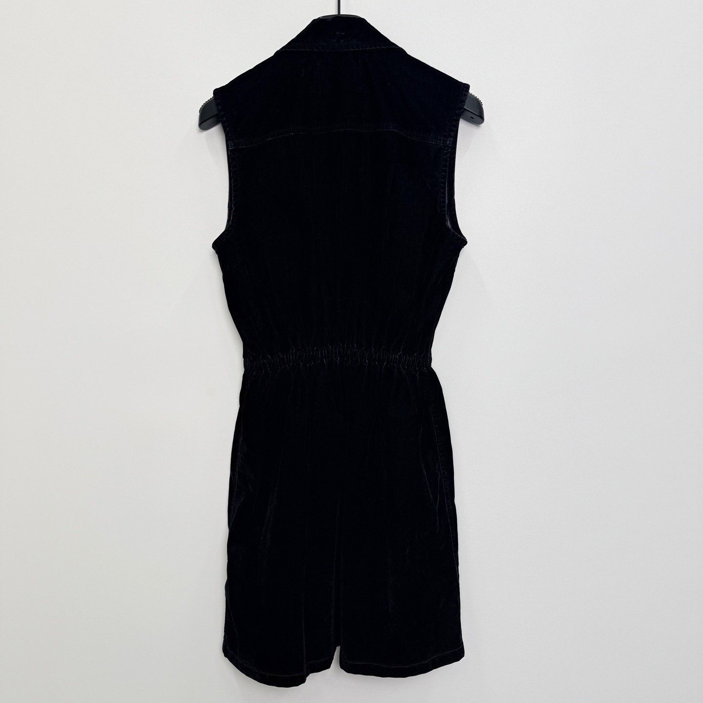 Miu Miu MIU MIU Solid Flared Collar Zip Sleeveless Dress Size XS / US 0-2 / IT 36-38 - 3 Thumbnail