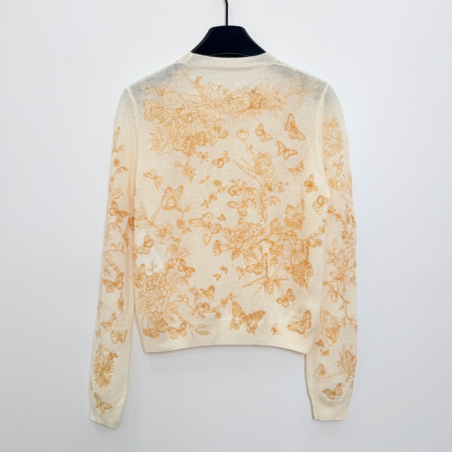 Dior Dior Embroidered Butterfly Round Neck Sweater Size XS / US 0-2 / IT 36-38 - 3 Thumbnail