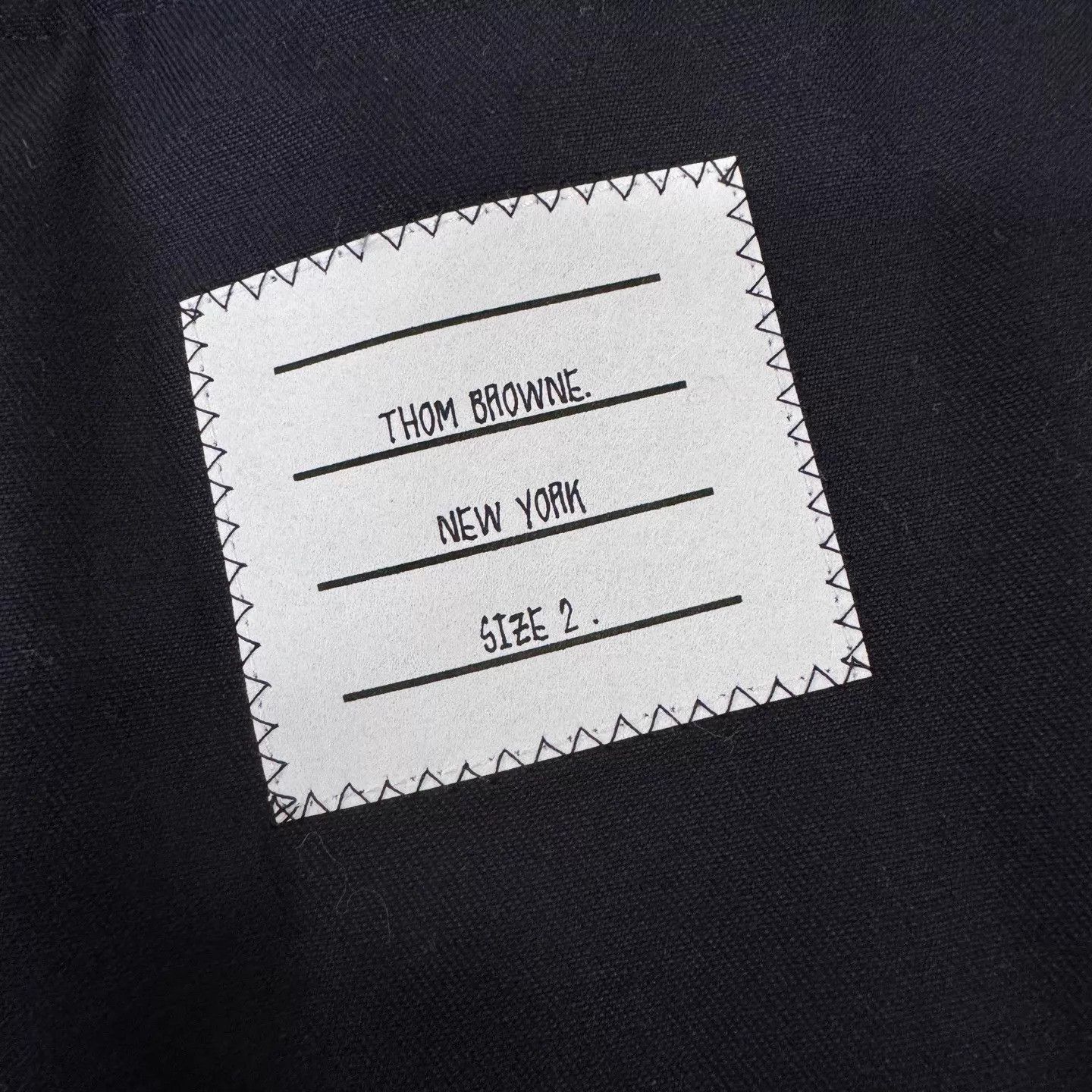 Thom Browne Blue Blazer with Striped Sleeves, Size M Size US M / EU 48-50 / 2 - 5 Thumbnail