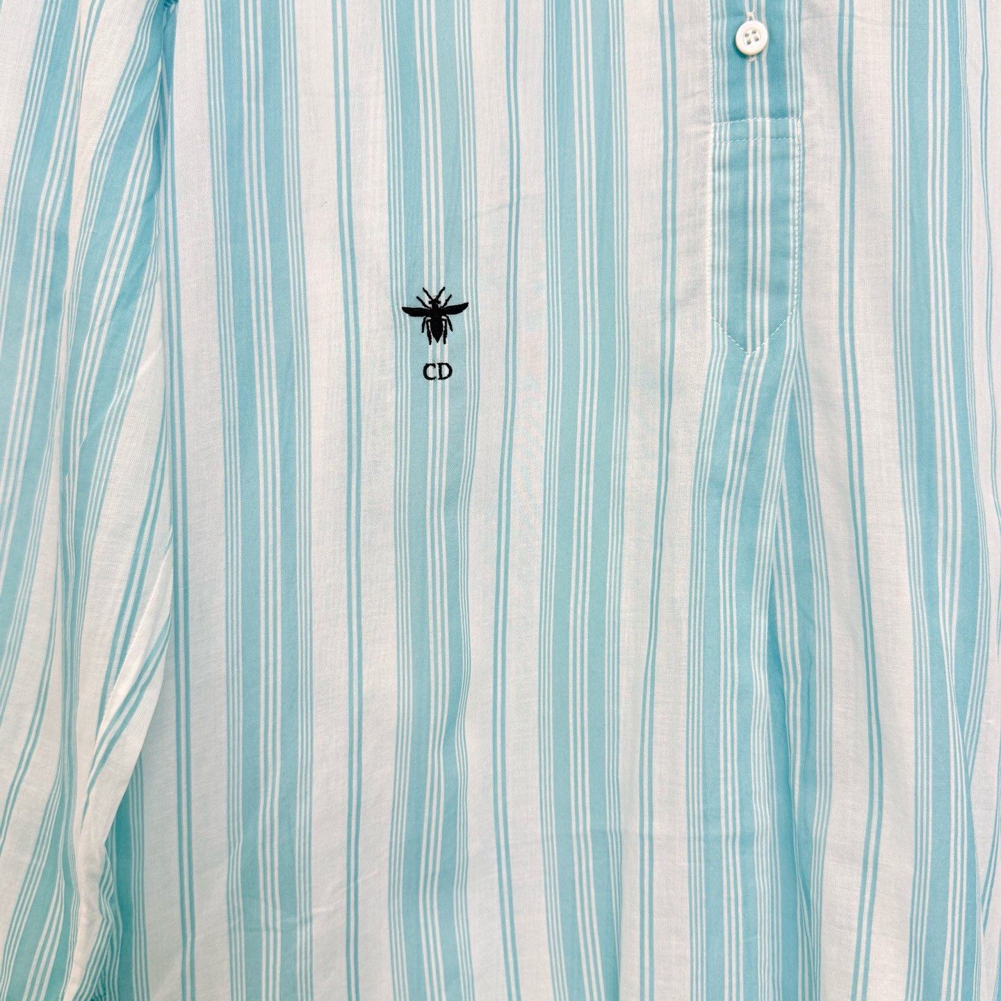 Dior Dior Pattern Long-Sleeve Button Shirt Size XXS / US 00 / IT 34 - 2 Thumbnail