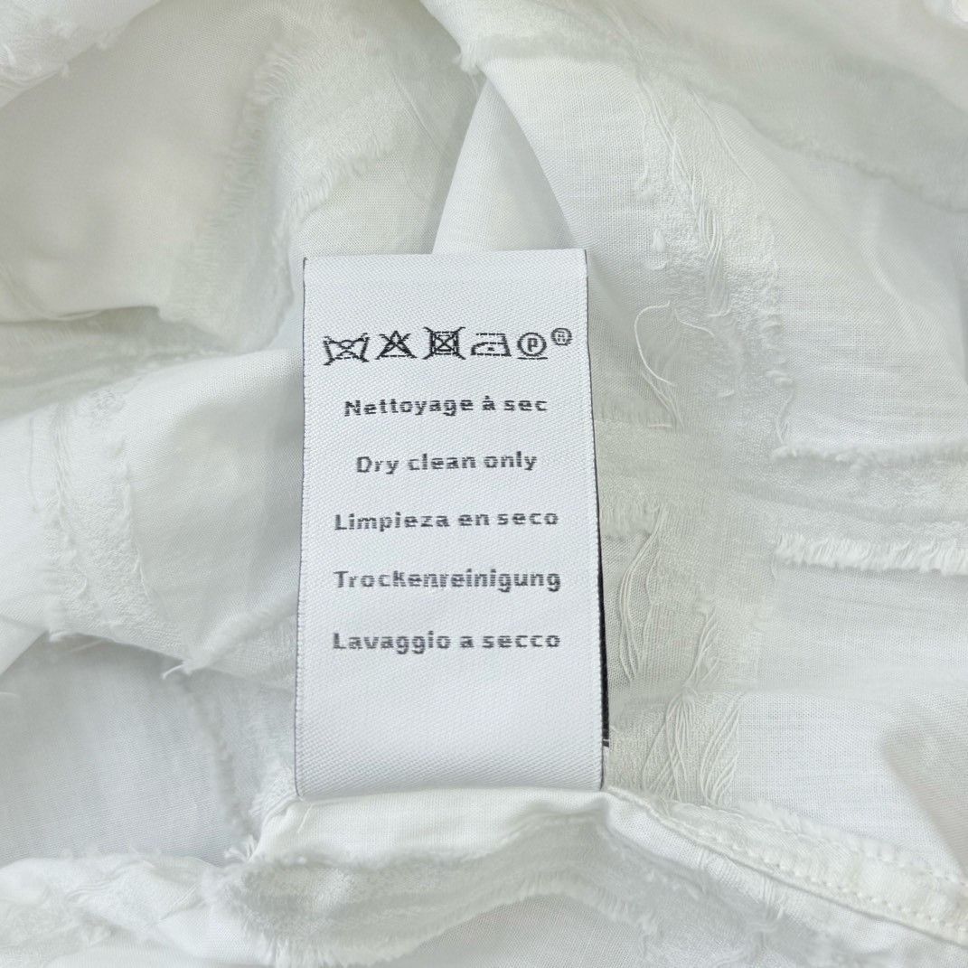 Hermes Hermes White Subtle Check Half-Zip Shirt Size US XS / EU 42 / 0 - 5 Thumbnail