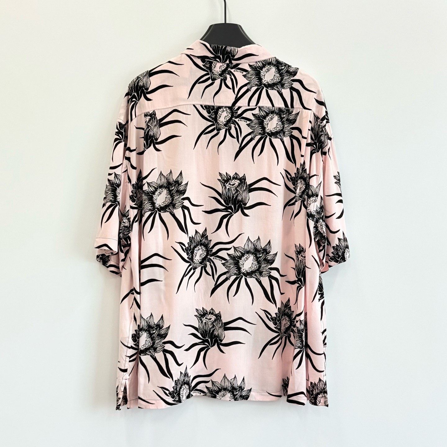 Celine Celine Pink King Protea Print Hawaiian Shirt Size US M / EU 48-50 / 2 - 3 Thumbnail