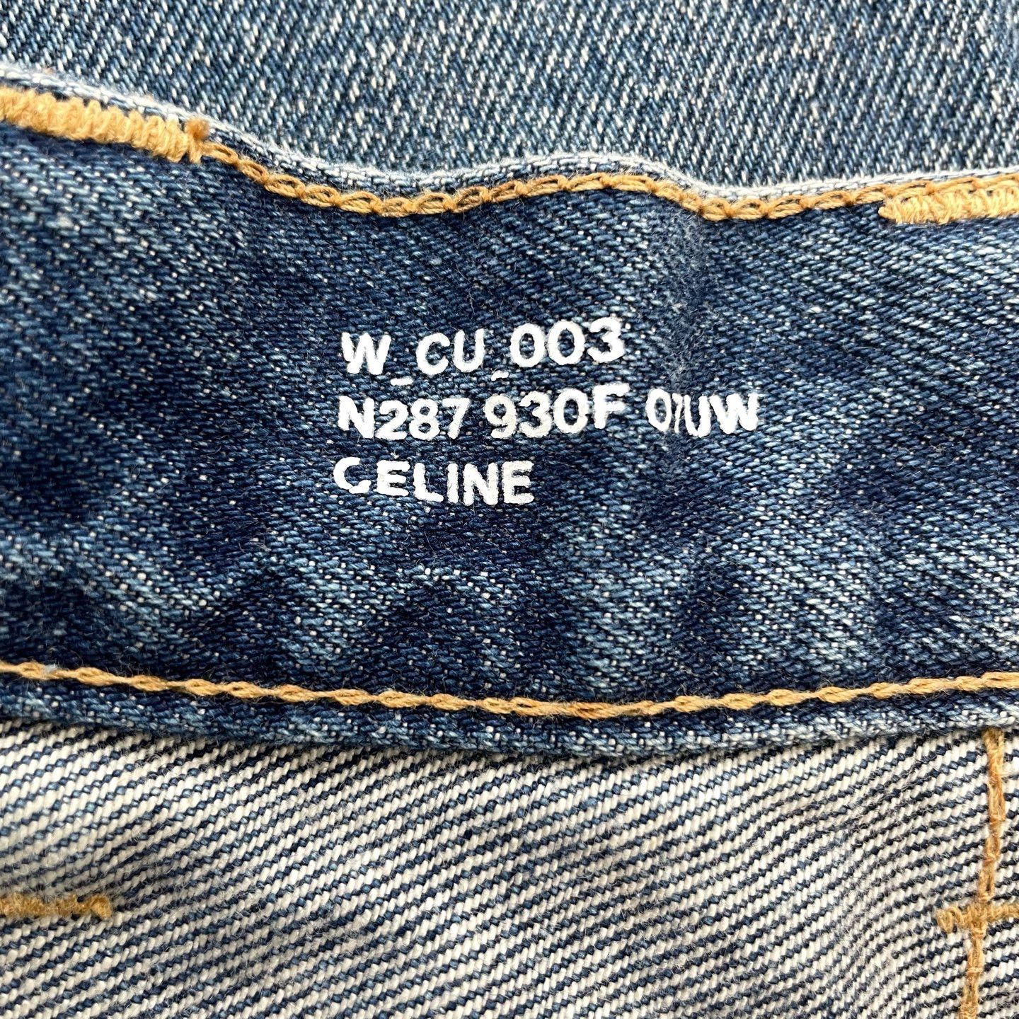 Celine CELINE Washed Blue Mid-Length Jeans Size 26" / US 2 / IT 38 - 4 Thumbnail