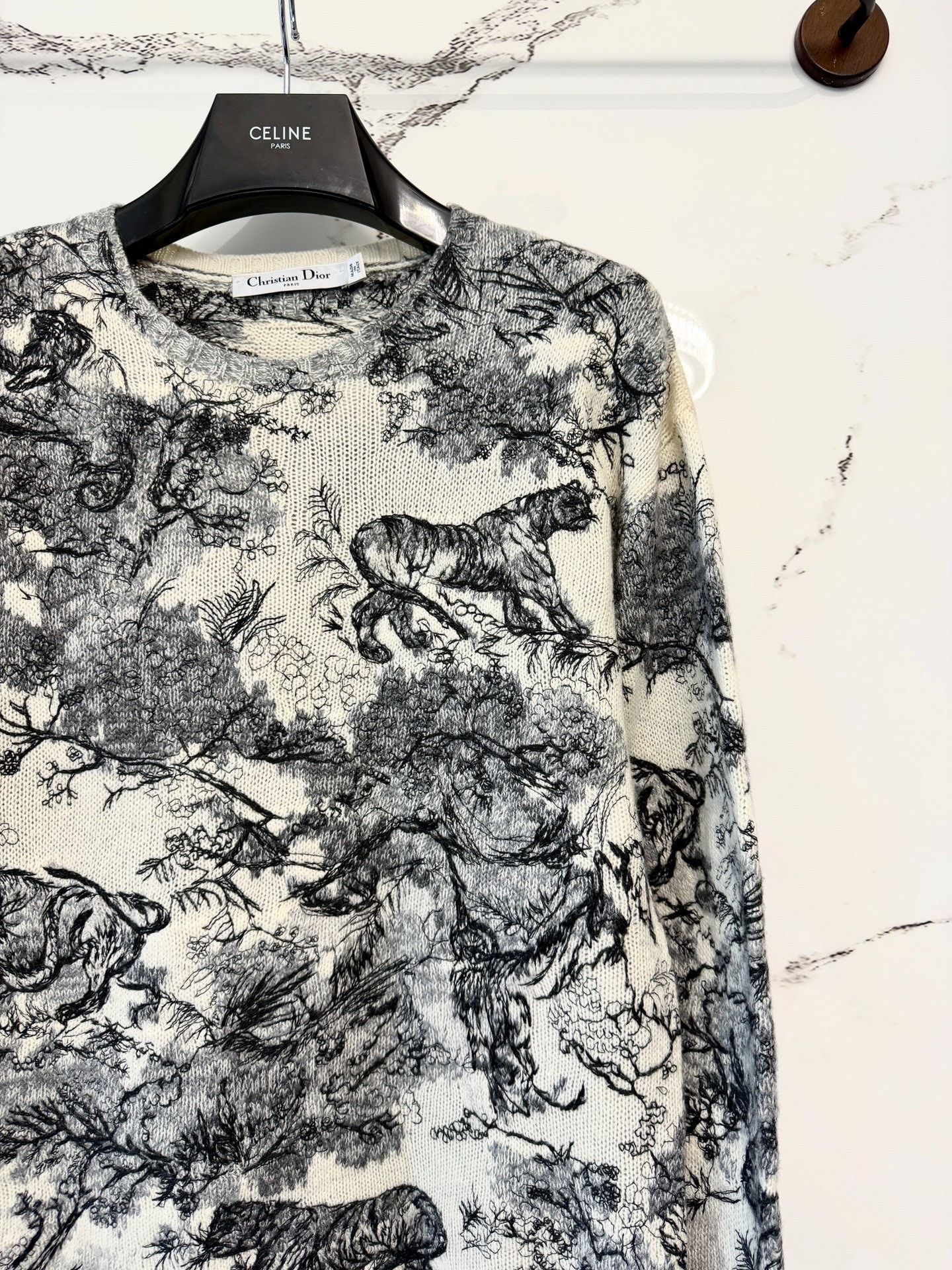 Dior Dior Zoo Collection Cashmere Sweater Size XXS / US 00 / IT 34 - 2 Thumbnail