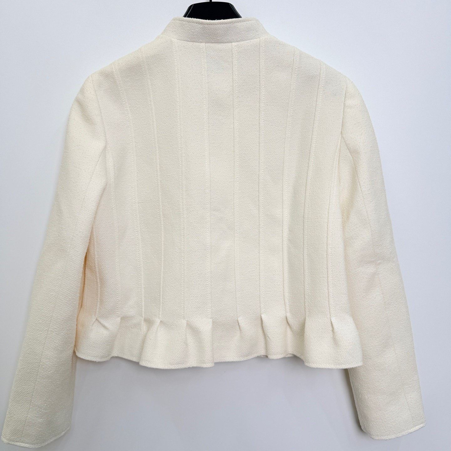 Dior Dior Wool Blend Ruffled Short Blazer Size S / US 4 / IT 40 - 3 Thumbnail