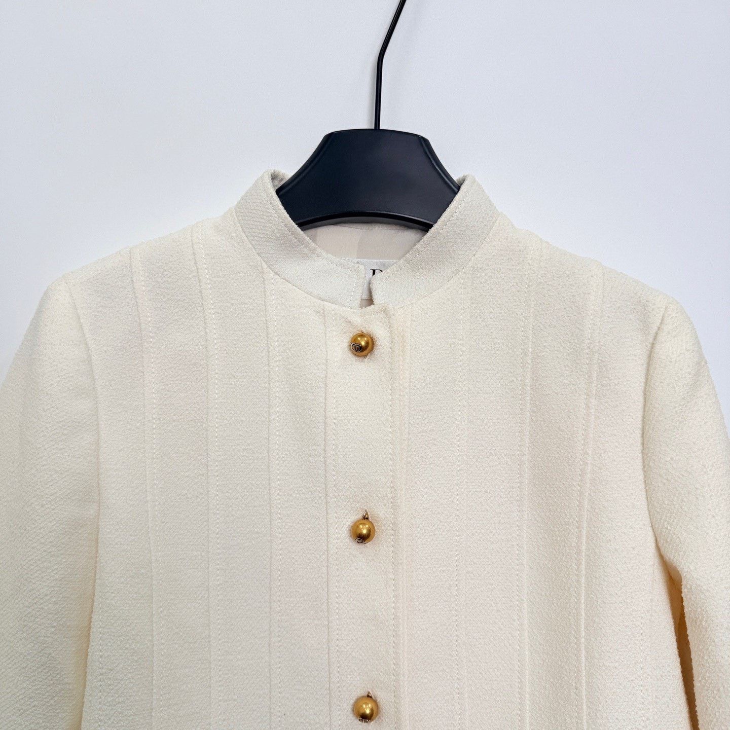 Dior Dior Wool Blend Ruffled Short Blazer Size S / US 4 / IT 40 - 2 Thumbnail