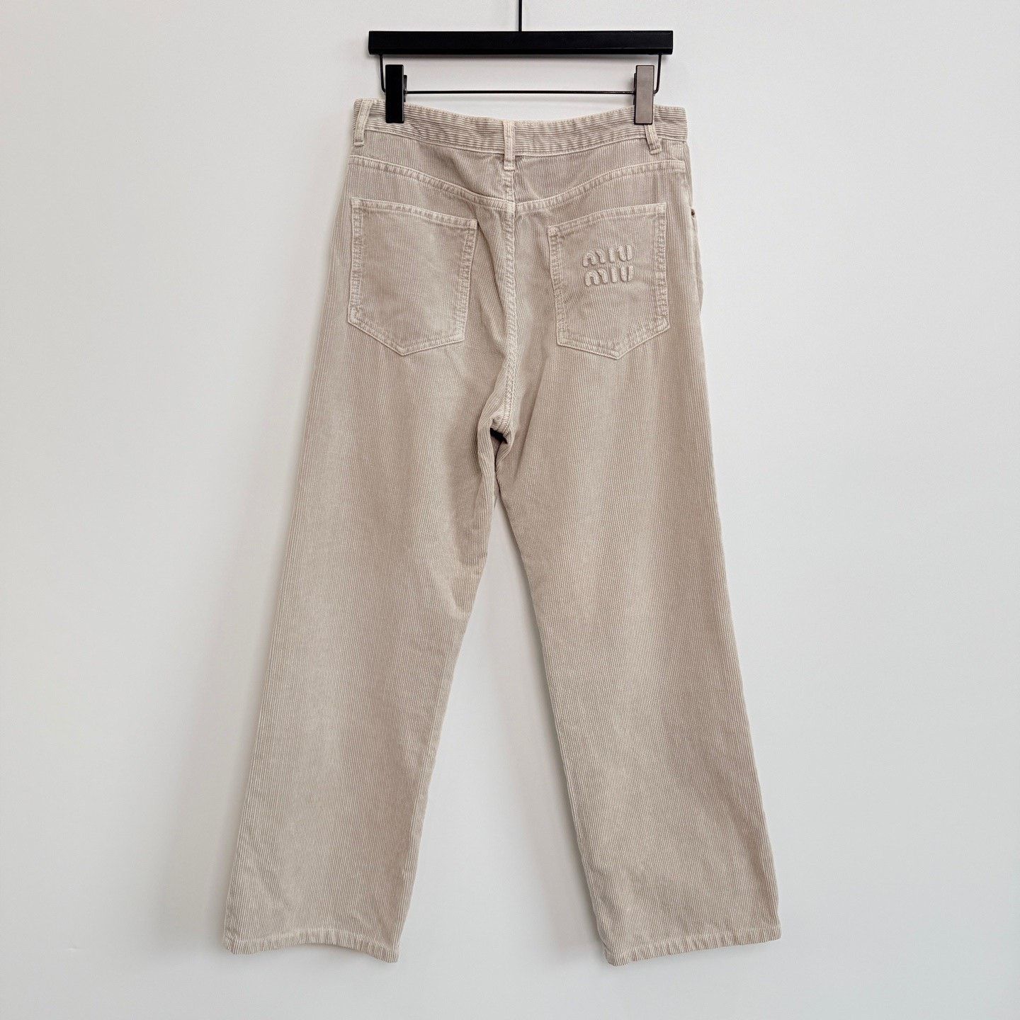 Miu Miu MIU MIU Corduroy Mid-Rise Straight Pants Size 38" / US 16 / IT 52 - 3 Thumbnail
