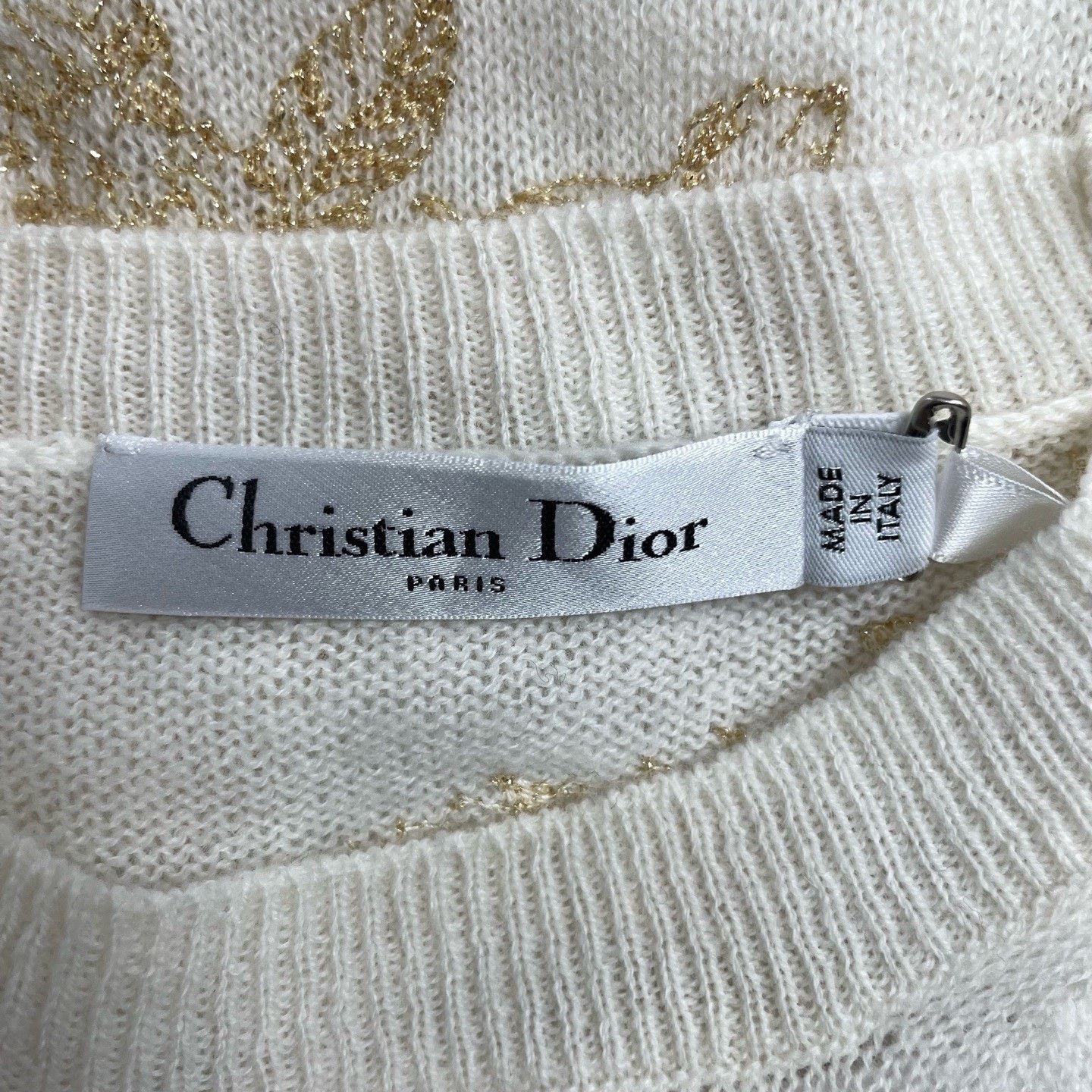 Dior Dior Embroidered Butterfly Round Neck Sweater Size XS / US 0-2 / IT 36-38 - 4 Thumbnail