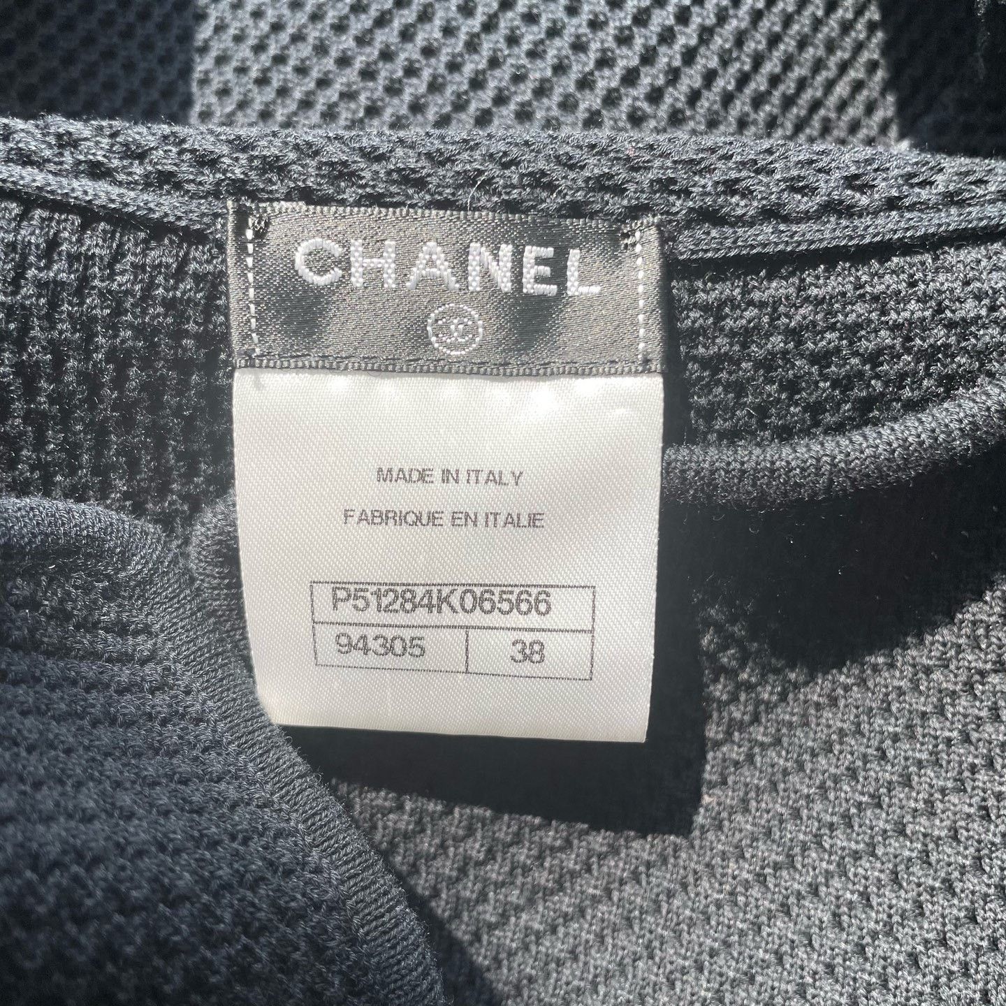 Chanel Chanel Black Short-Sleeve Knit Coat Size S / US 4 / IT 40 - 4 Thumbnail