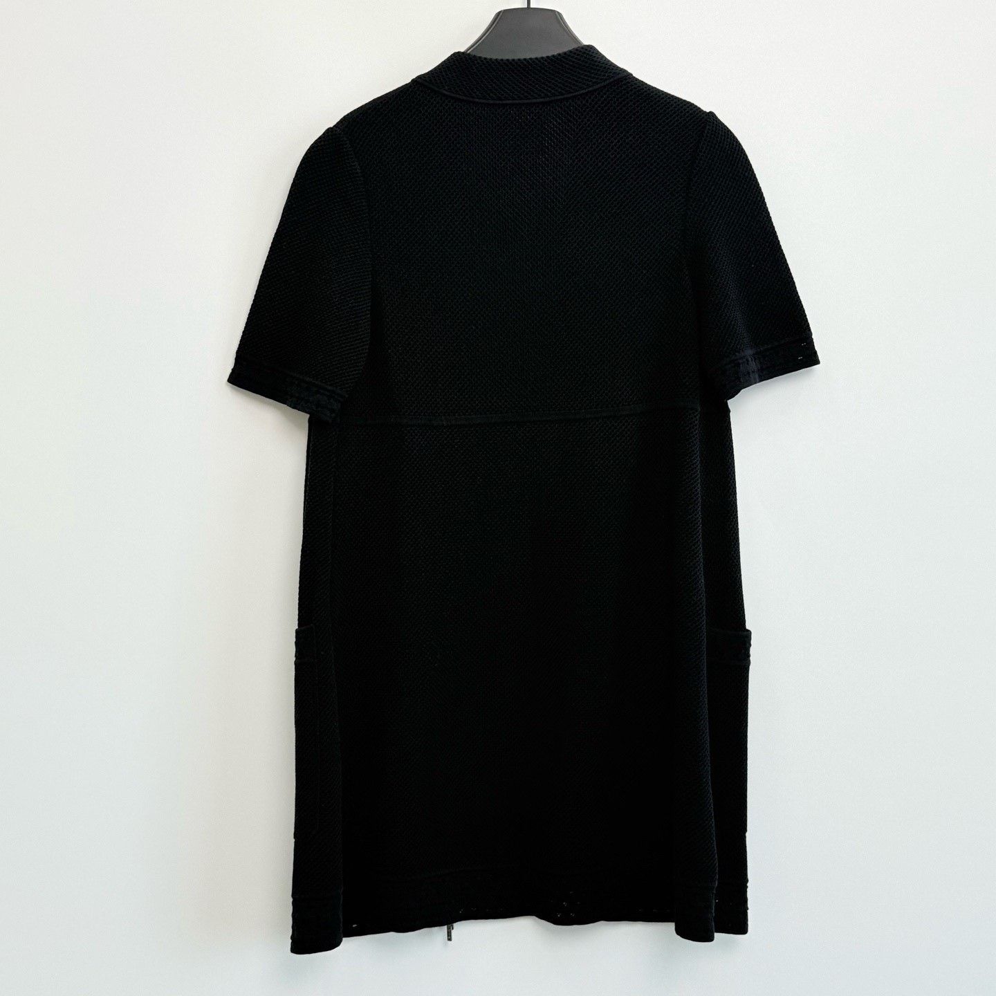 Chanel Chanel Black Short-Sleeve Knit Coat Size S / US 4 / IT 40 - 3 Thumbnail