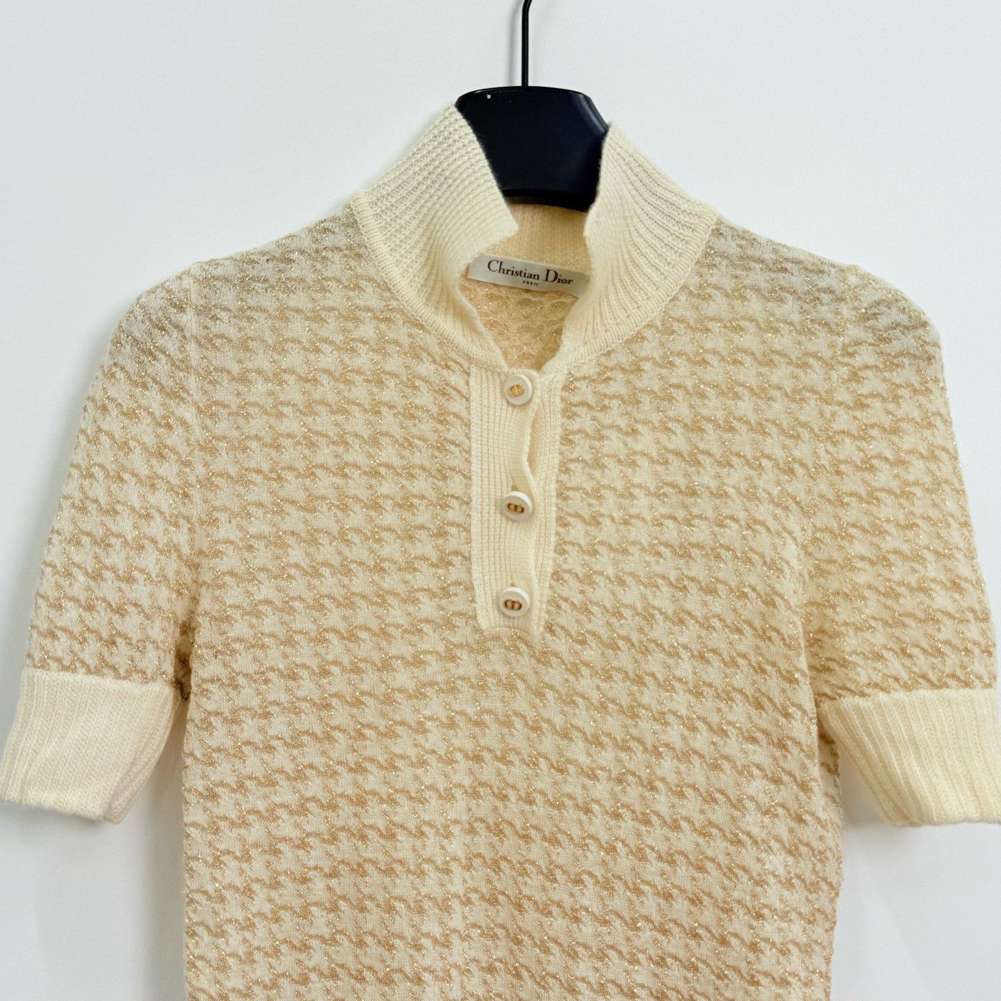 Dior Dior Polo Collar Short Sleeve Slim Knit Size XS / US 0-2 / IT 36-38 - 2 Thumbnail