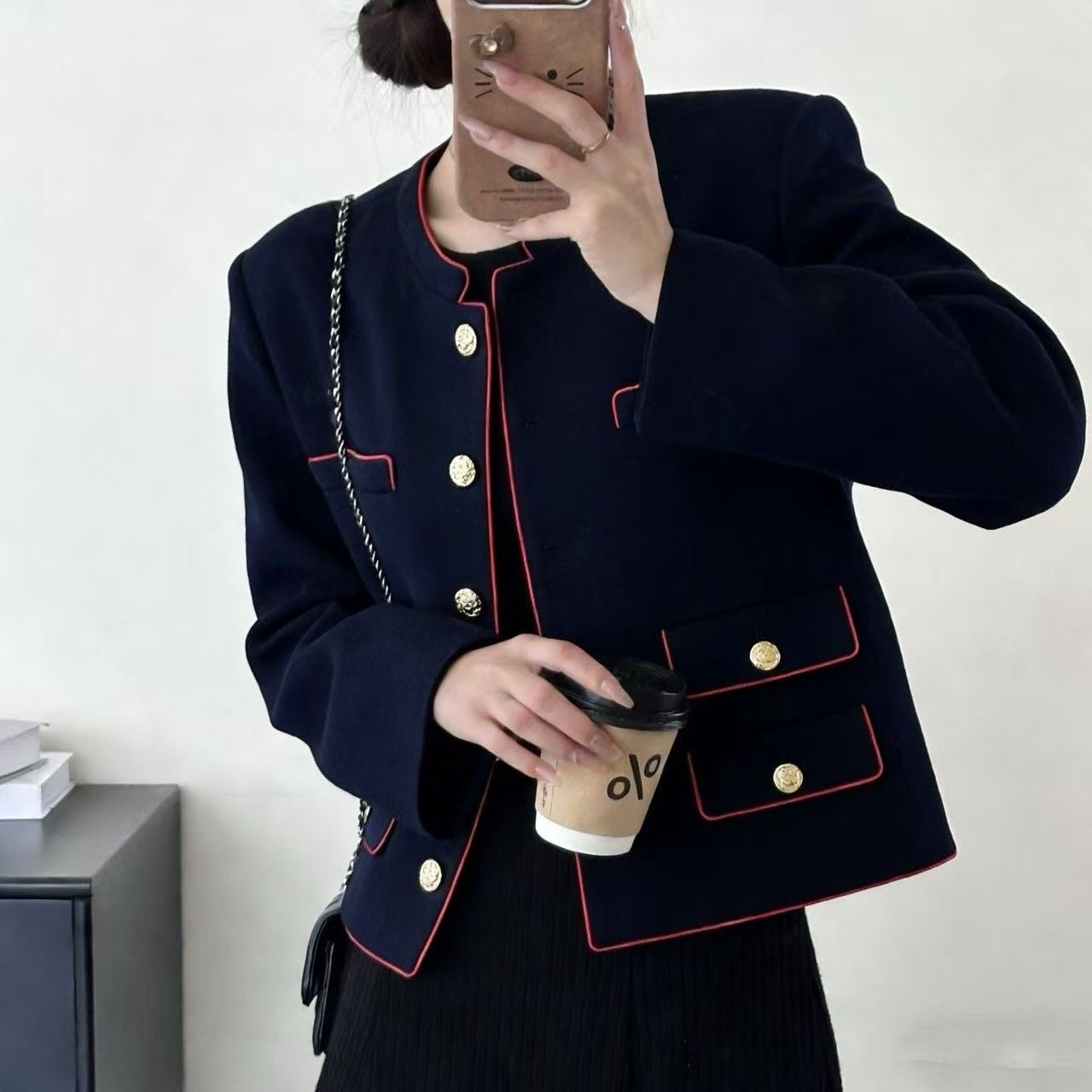 Celine Celine Military-Style Short Coat Size XXS / US 00 / IT 34 - 9 Thumbnail