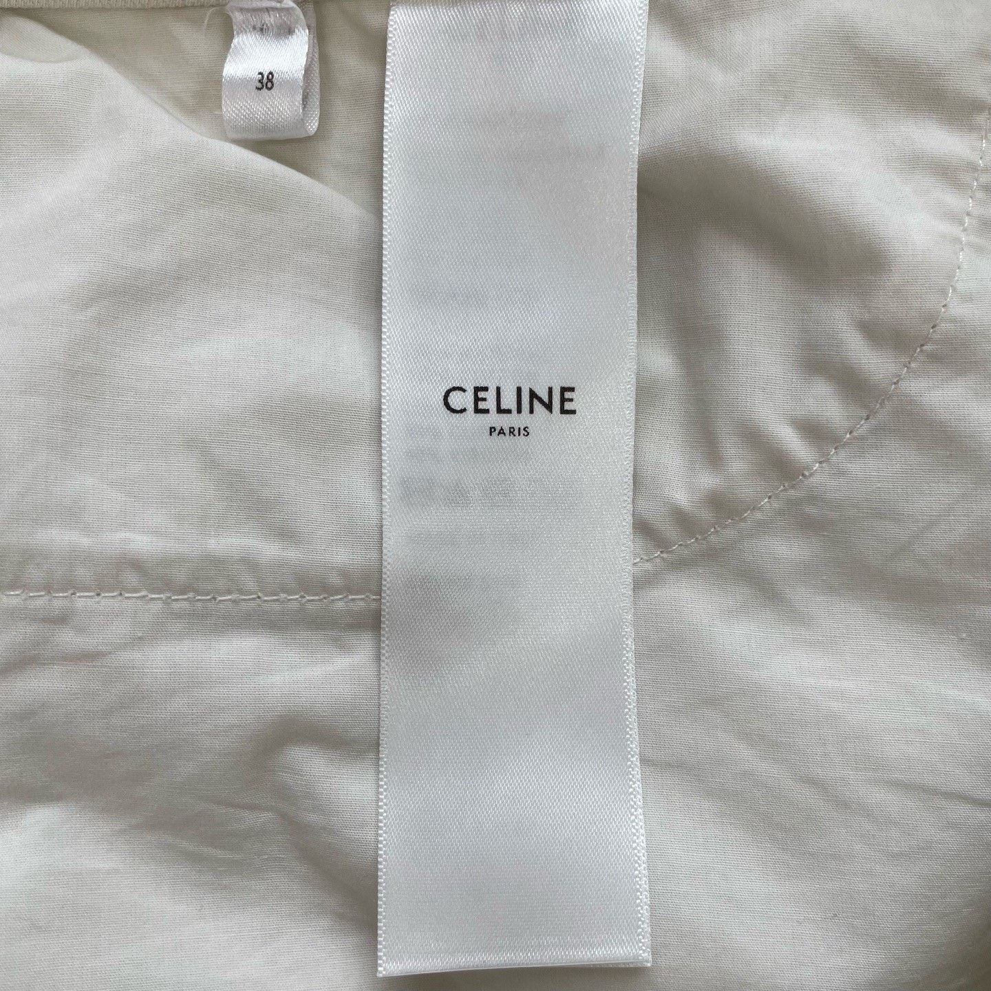 Celine CELINE Triomphe Gold Chain Twill Trousers Size 38" / US 16 / IT 52 - 5 Thumbnail