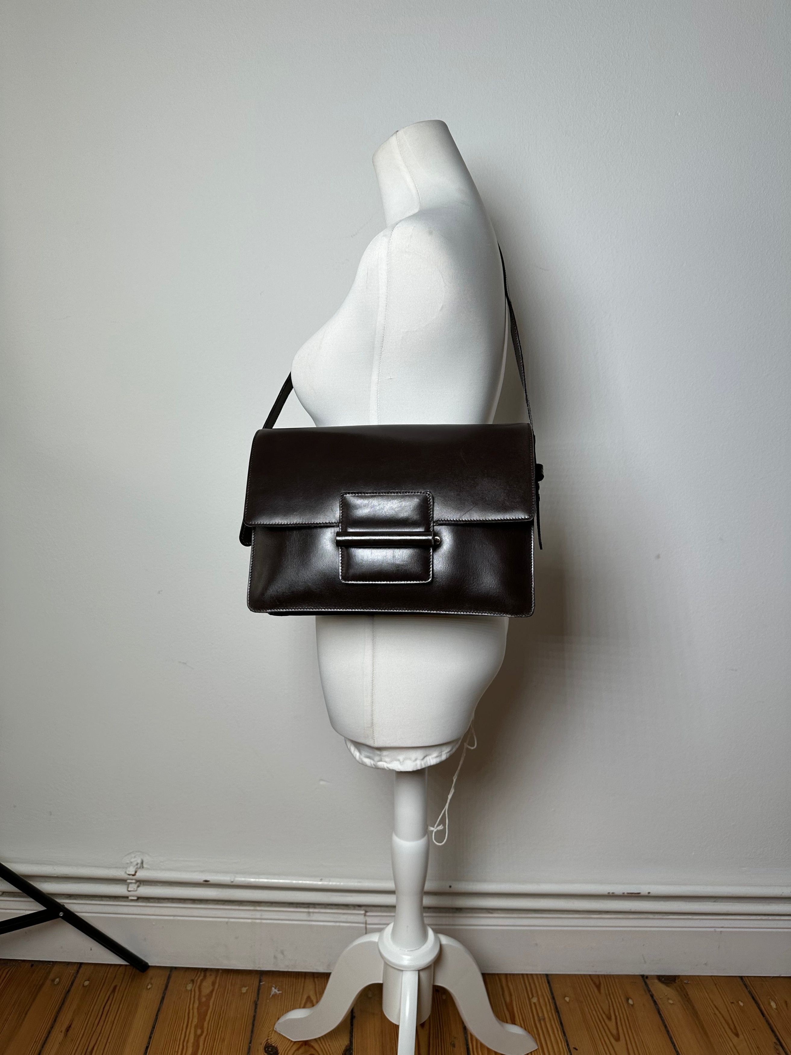 Loewe Vintage Madrid Leather Handbag Brown Size ONE SIZE - 4 Thumbnail