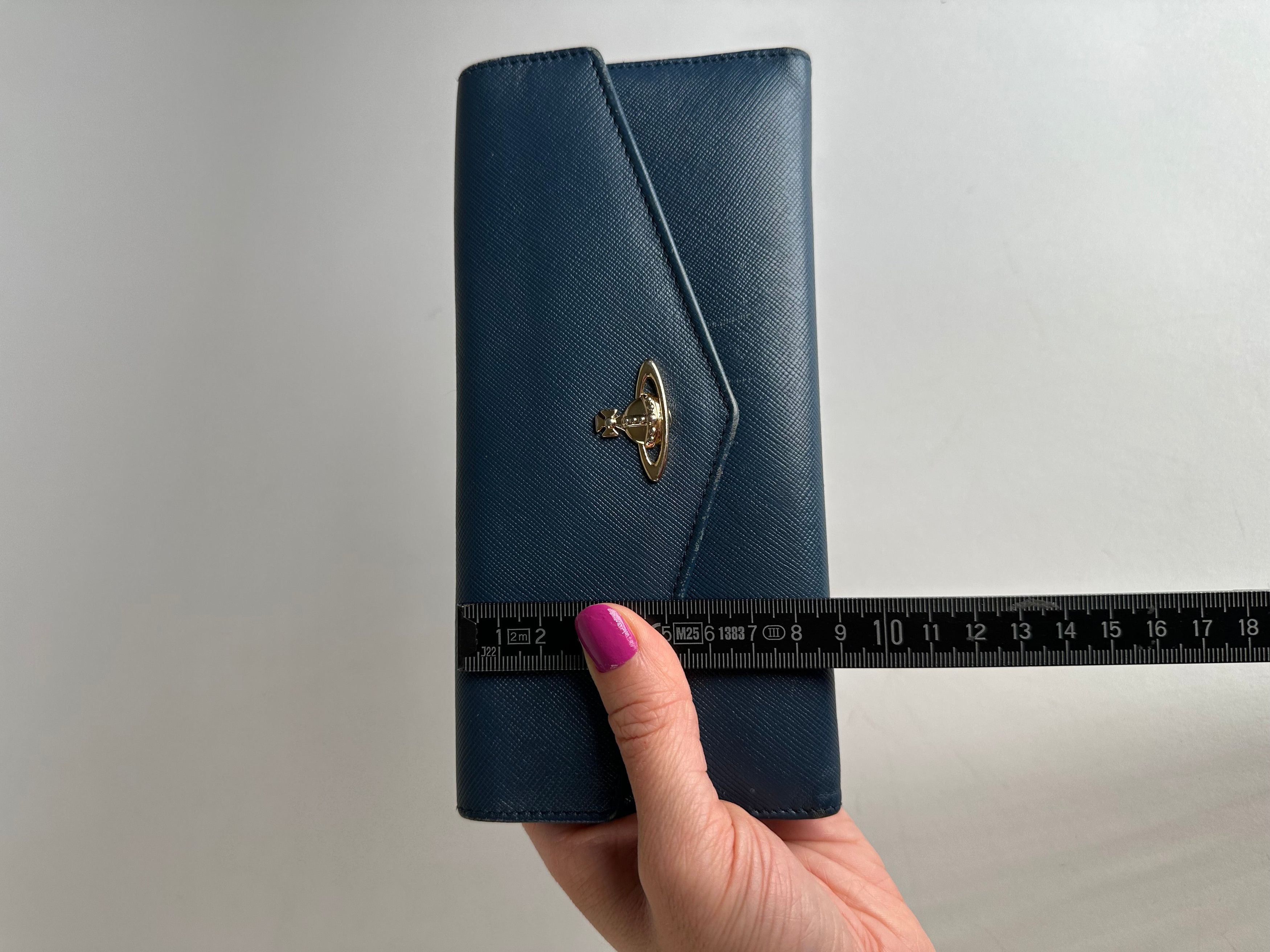 Vivienne Westwood Vintage Long Leather Wallet Blue Size ONE SIZE - 11 Thumbnail
