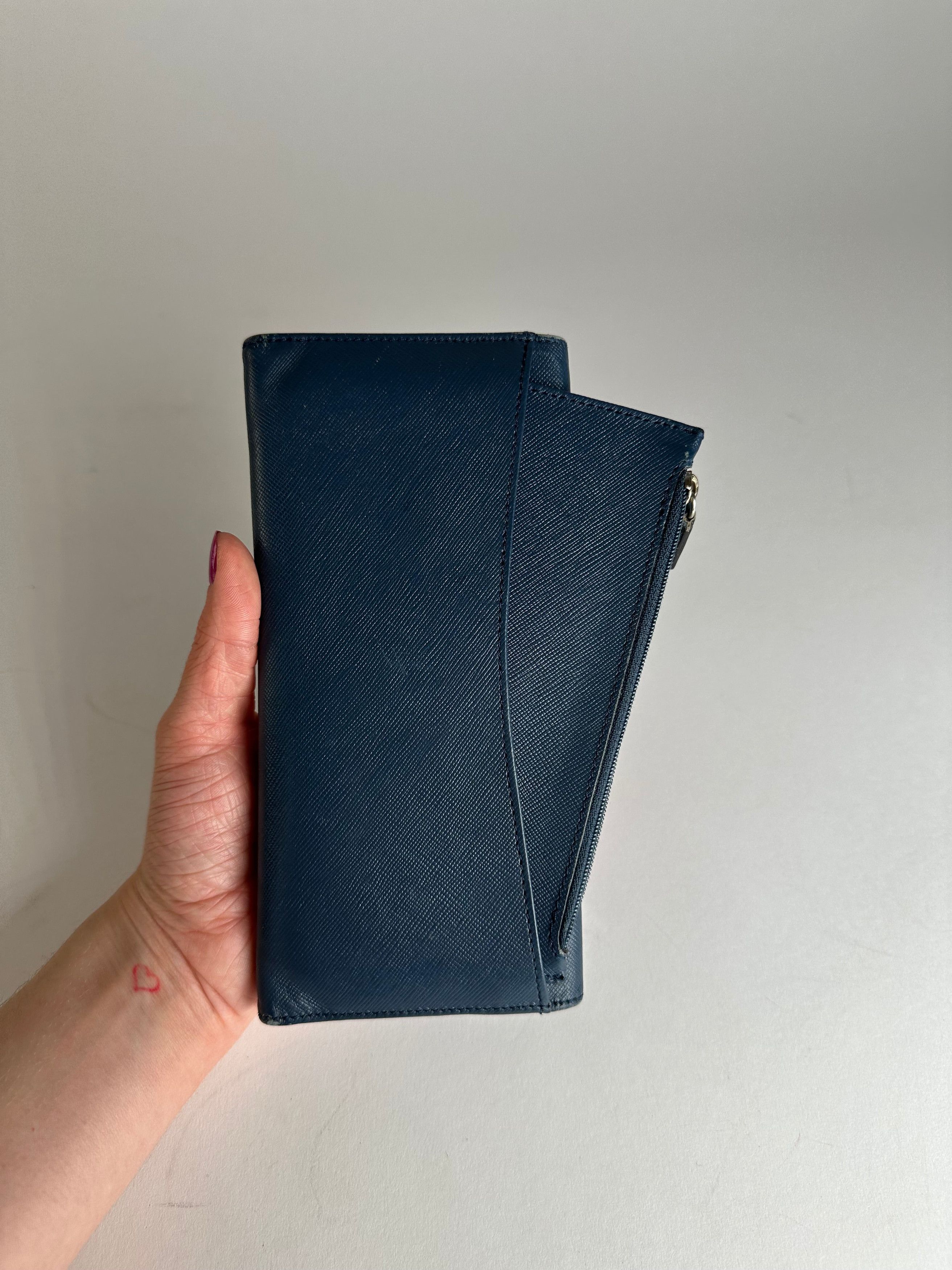 Vivienne Westwood Vintage Long Leather Wallet Blue Size ONE SIZE - 13 Thumbnail