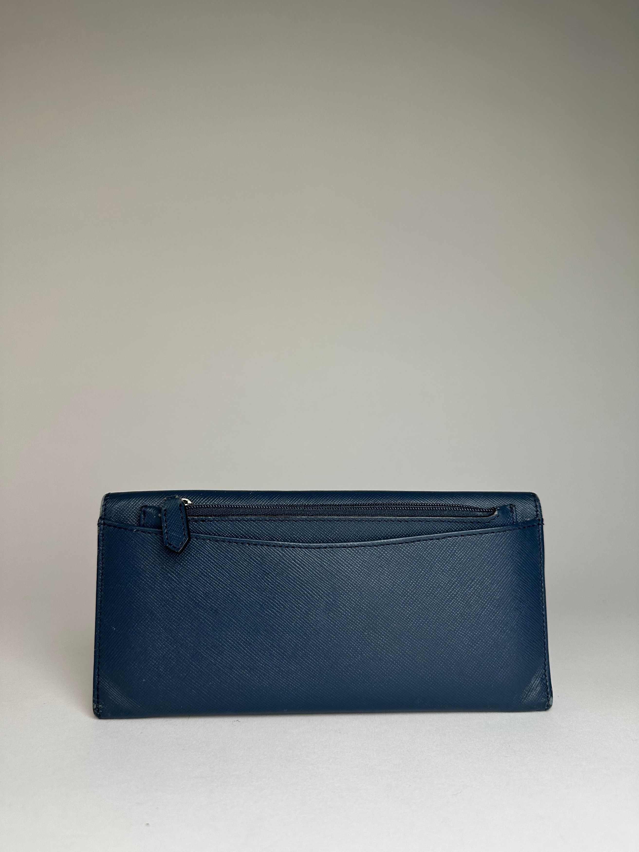 Vivienne Westwood Vintage Long Leather Wallet Blue Size ONE SIZE - 2 Thumbnail