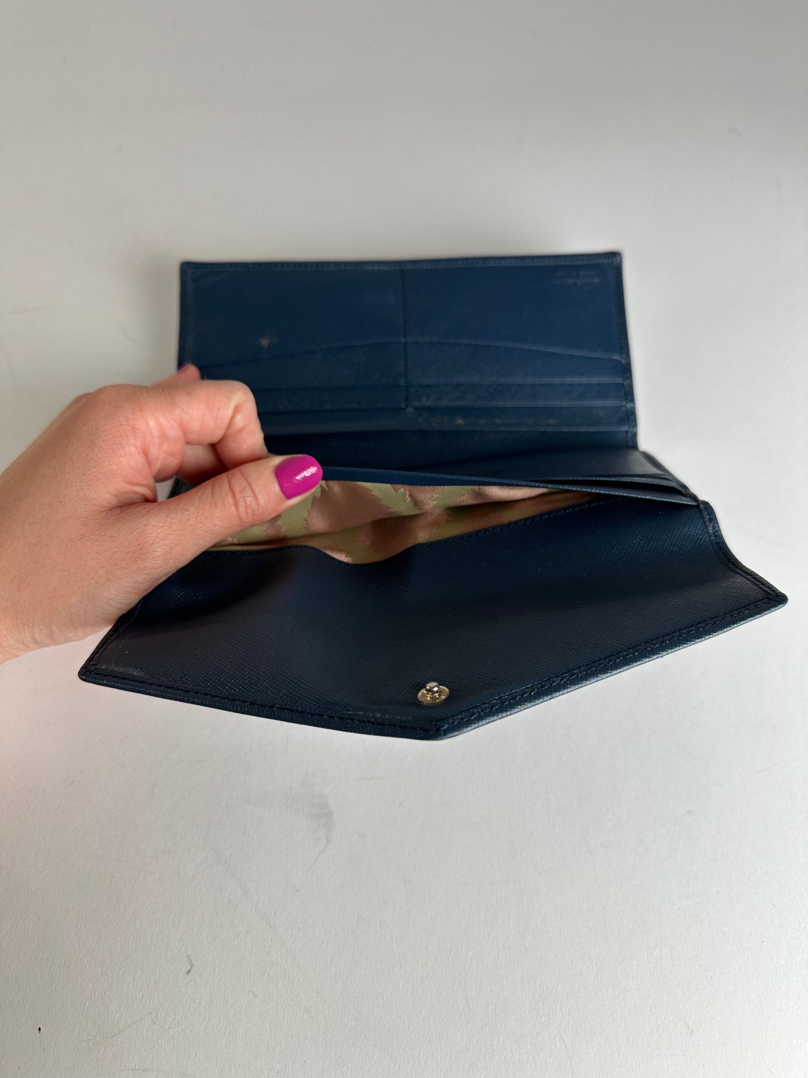 Vivienne Westwood Vintage Long Leather Wallet Blue Size ONE SIZE - 8 Thumbnail