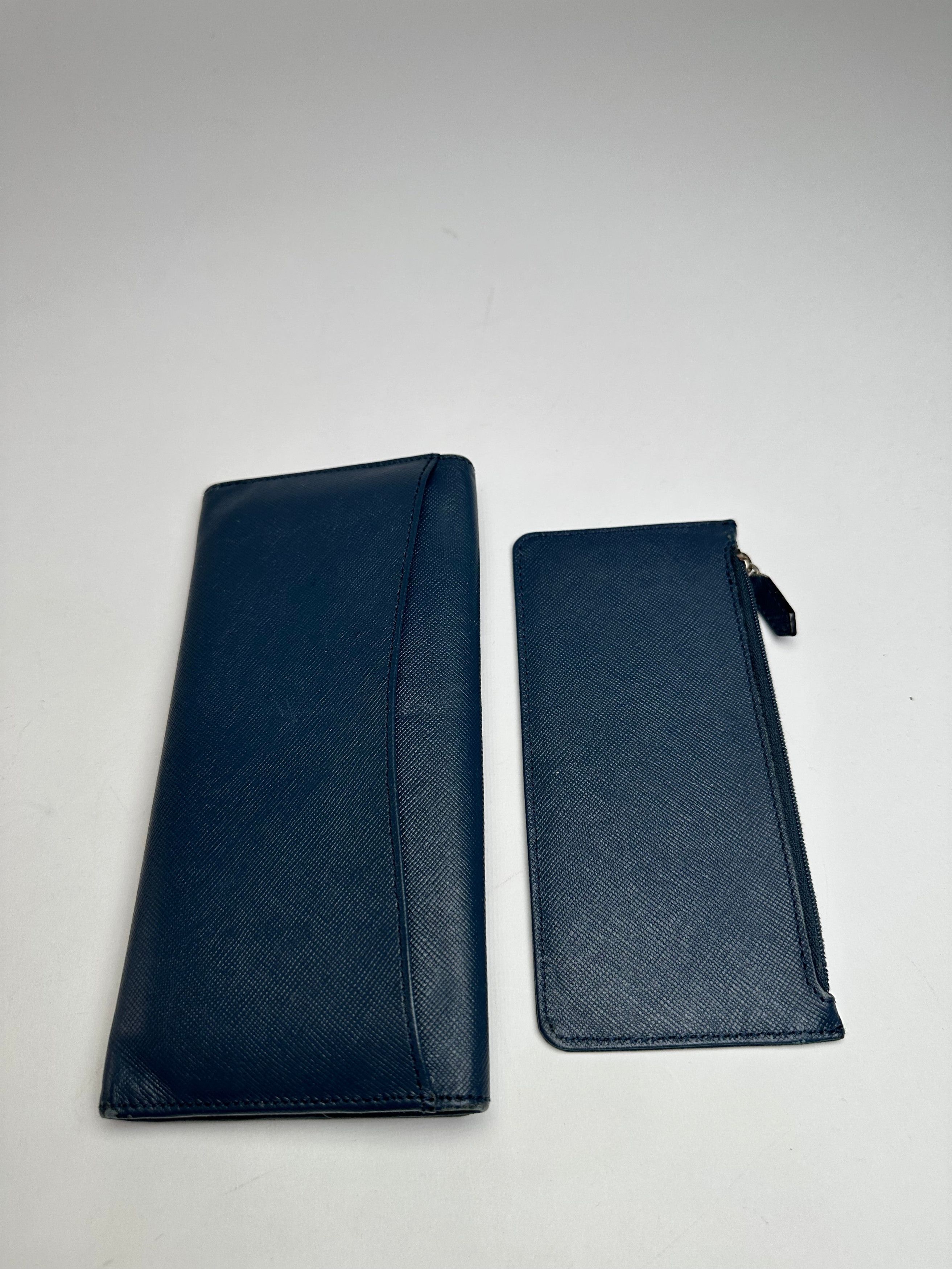 Vivienne Westwood Vintage Long Leather Wallet Blue Size ONE SIZE - 3 Thumbnail