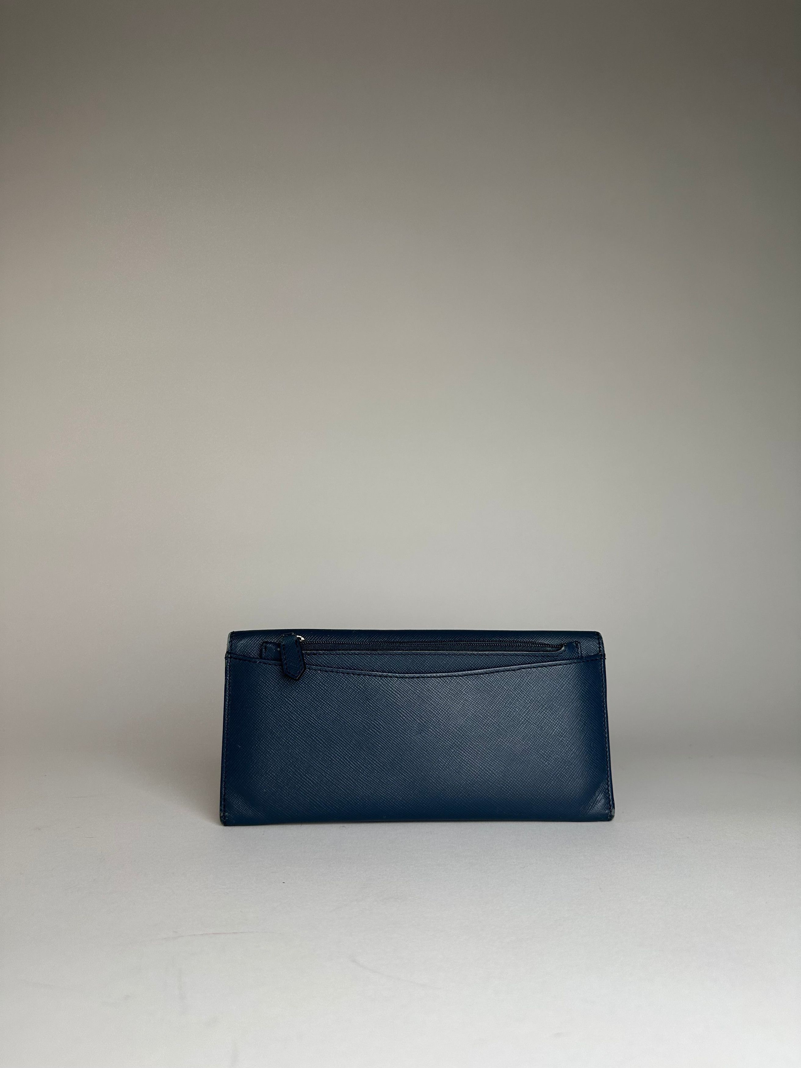 Vivienne Westwood Vintage Long Leather Wallet Blue Size ONE SIZE - 14 Thumbnail