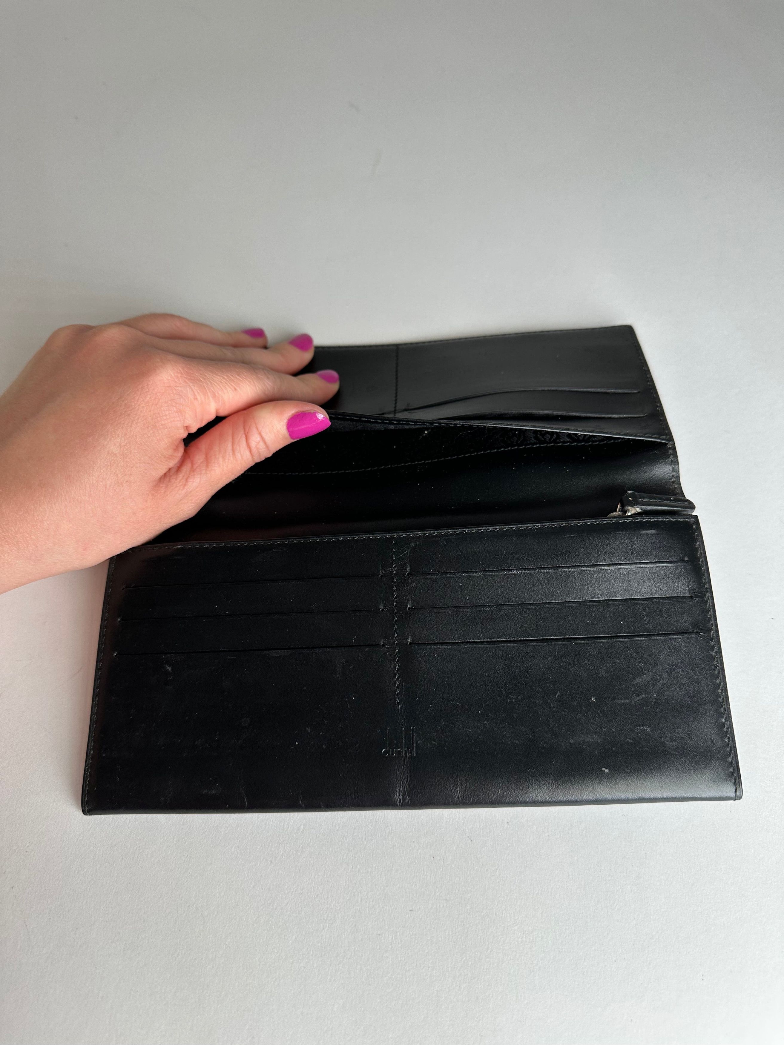 Other Vintage Alfred Dunhill Leather ID Holder Black Size ONE SIZE - 8 Thumbnail