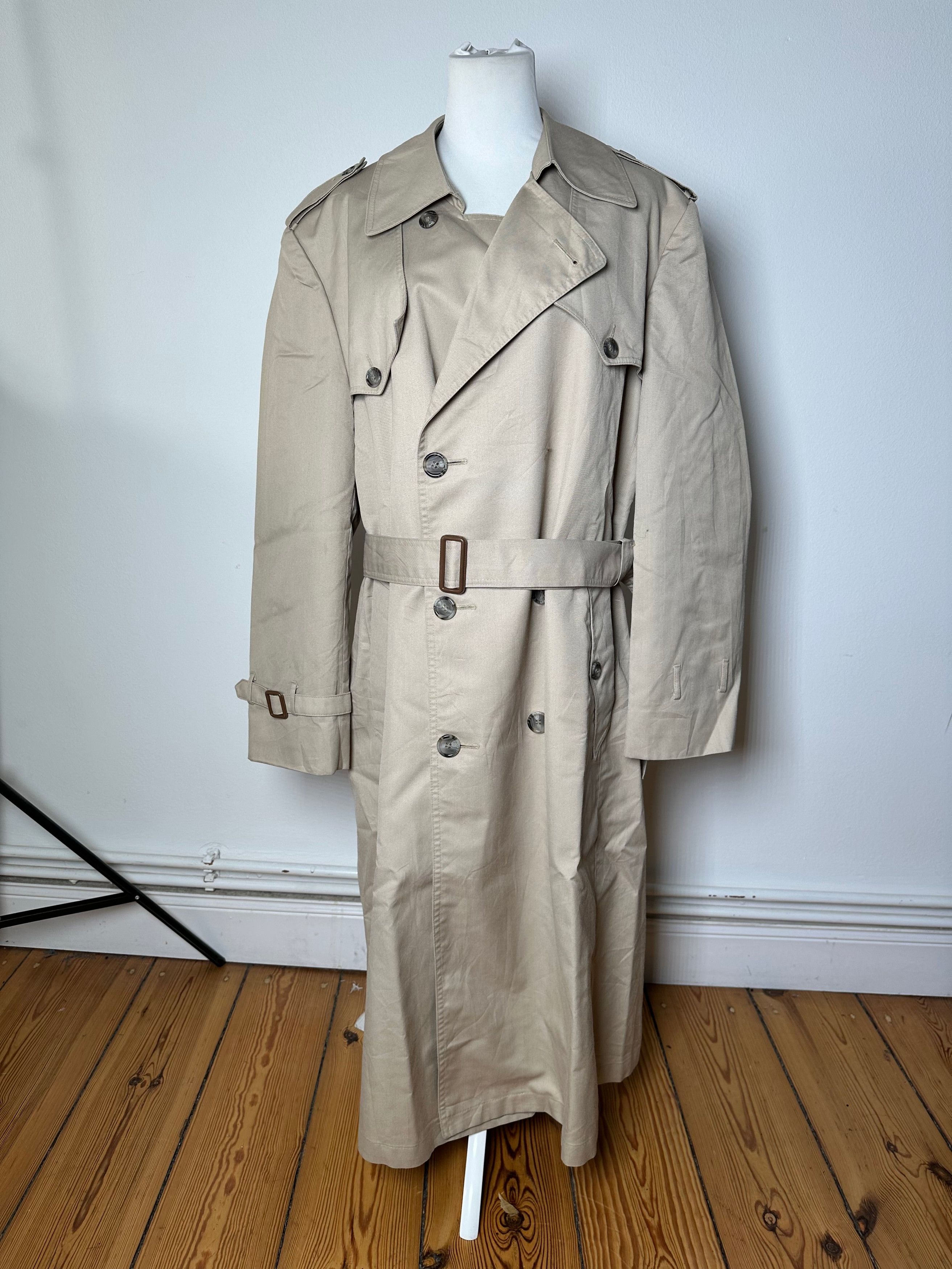 Dior Vintage Canvas Trenchcoat L Beige Size US L / EU 52-54 / 3 - 8 Thumbnail