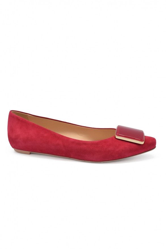 Tod's Suede ballet flats Size US 7 / IT 37 - 2 Thumbnail