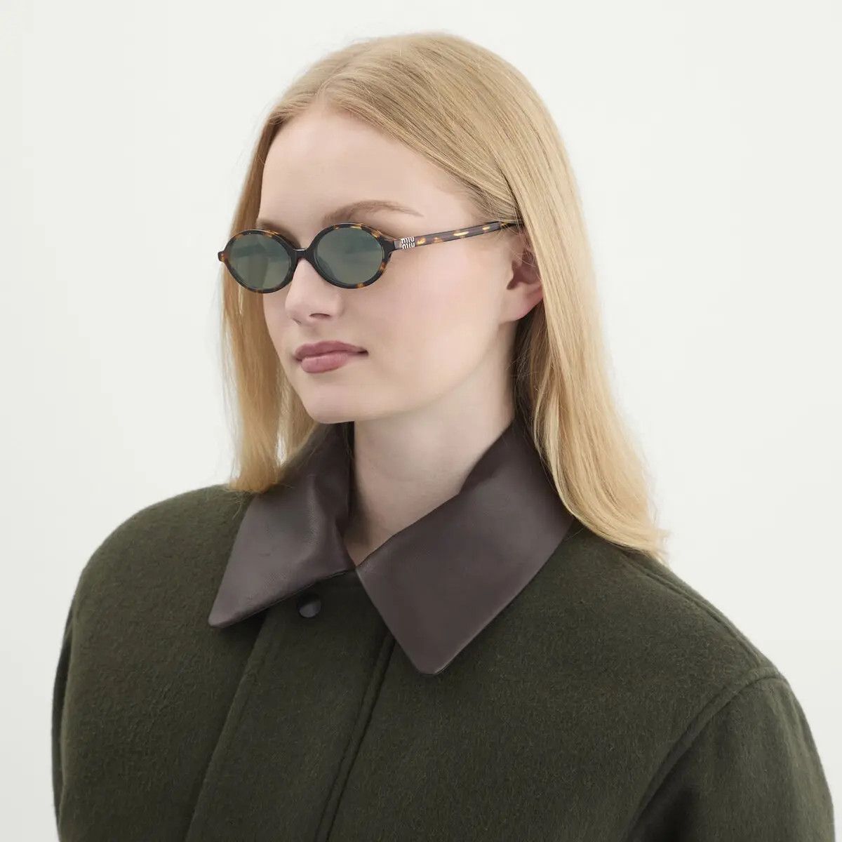Miu Miu regard oval sunglasses Size ONE SIZE - 4 Thumbnail