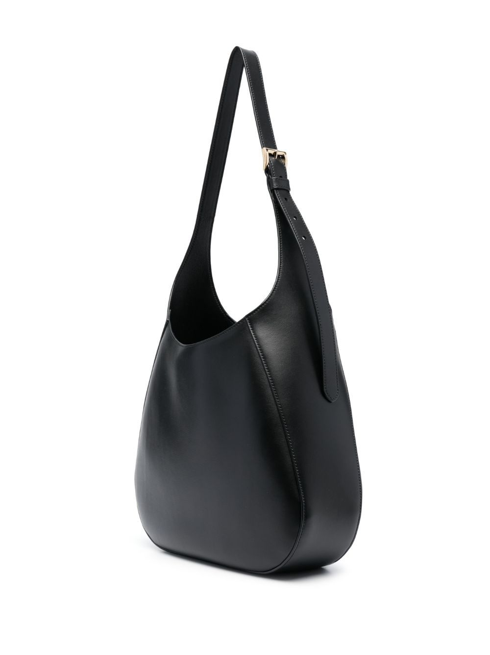 Prada Black Leather Shoulder Bag Size ONE SIZE - 4 Thumbnail