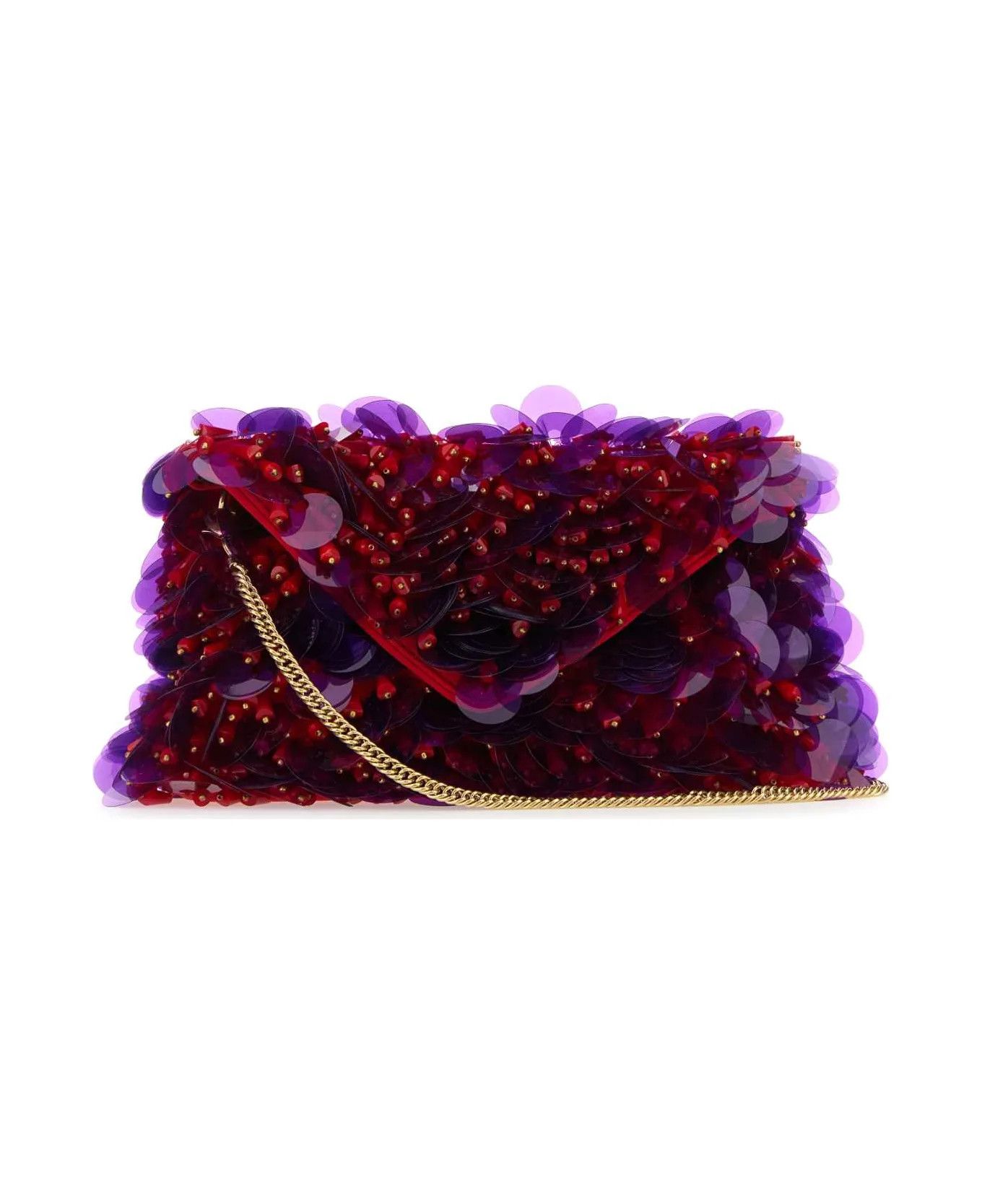 Dries Van Noten Embellished fabric clutch Size ONE SIZE - 2 Thumbnail